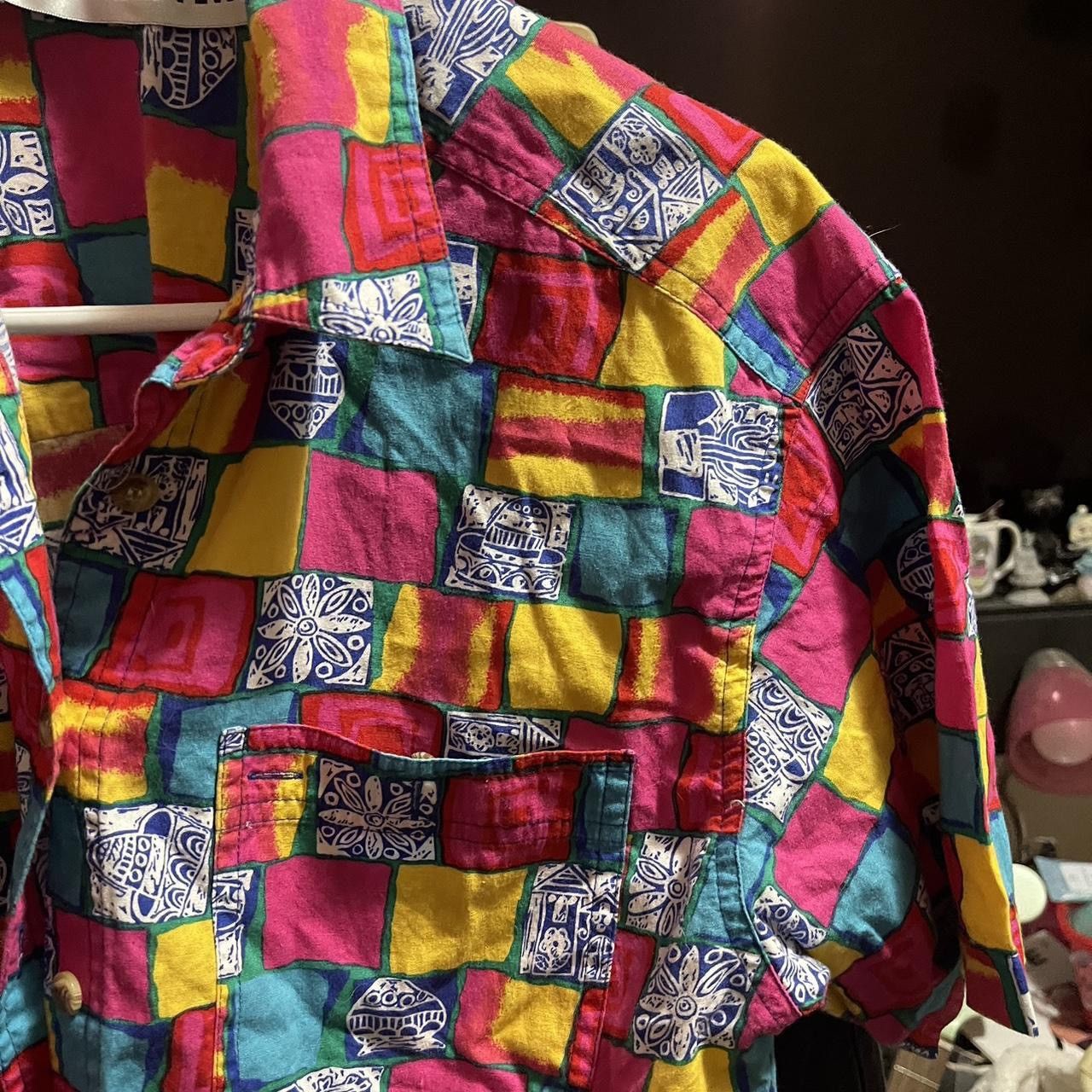 Vintage Women’s Size 10 90s surfer button up Size M / US 6-8 / IT 42-44 - 3 Thumbnail
