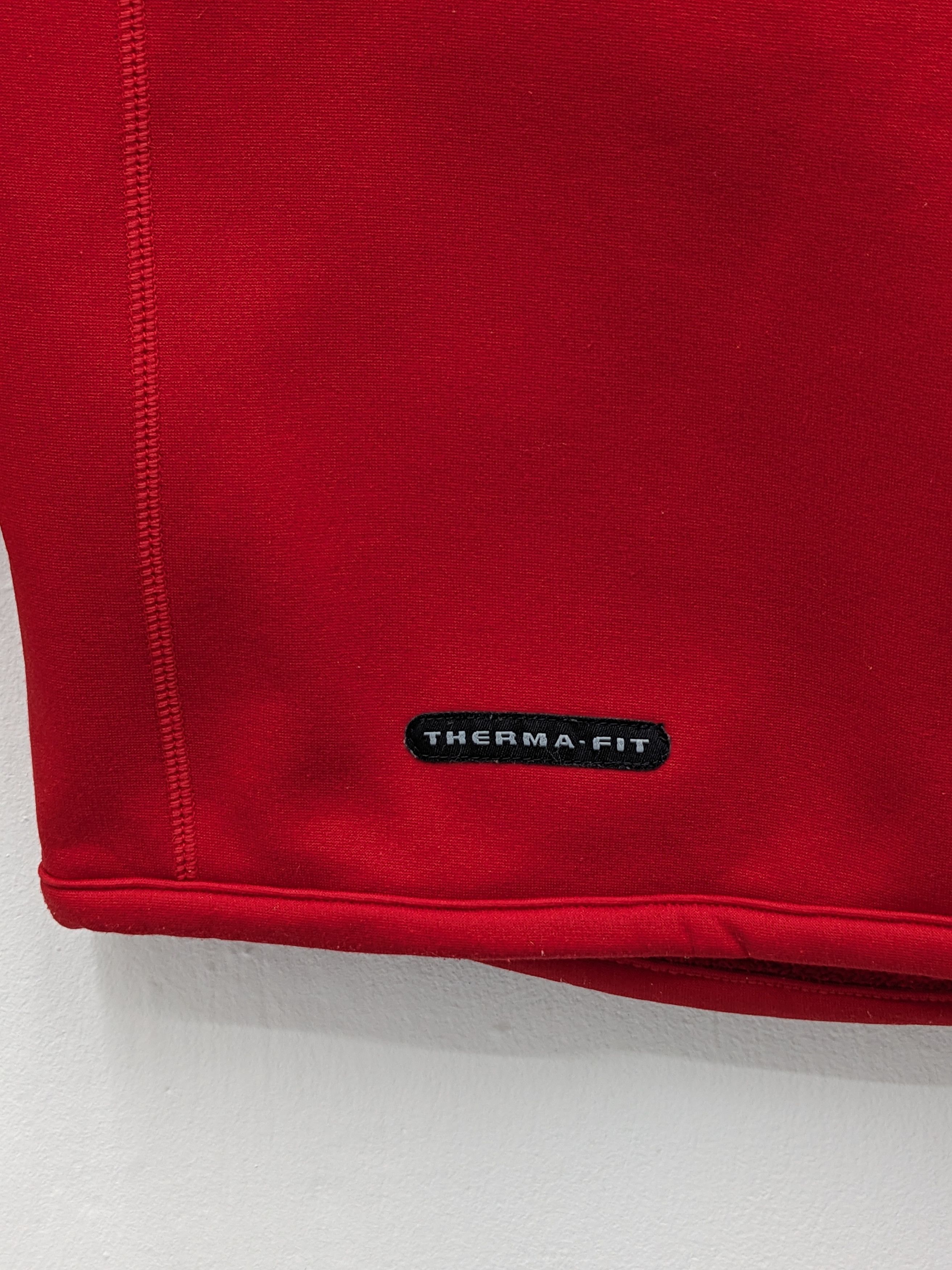Nike Vintage Nike Therma-Fit Red Crewneck Sweatshirt Size US XL / EU 56 / 4 - 4 Thumbnail