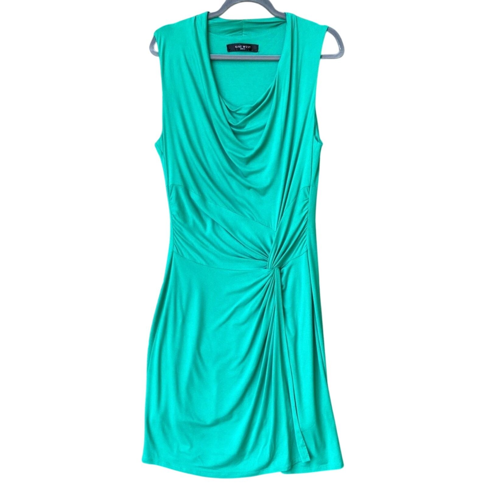 Nine West Nine West Womens Medium PolySpandex Side Slit Sheath Dress Size M / US 6-8 / IT 42-44 - 1 Thumbnail