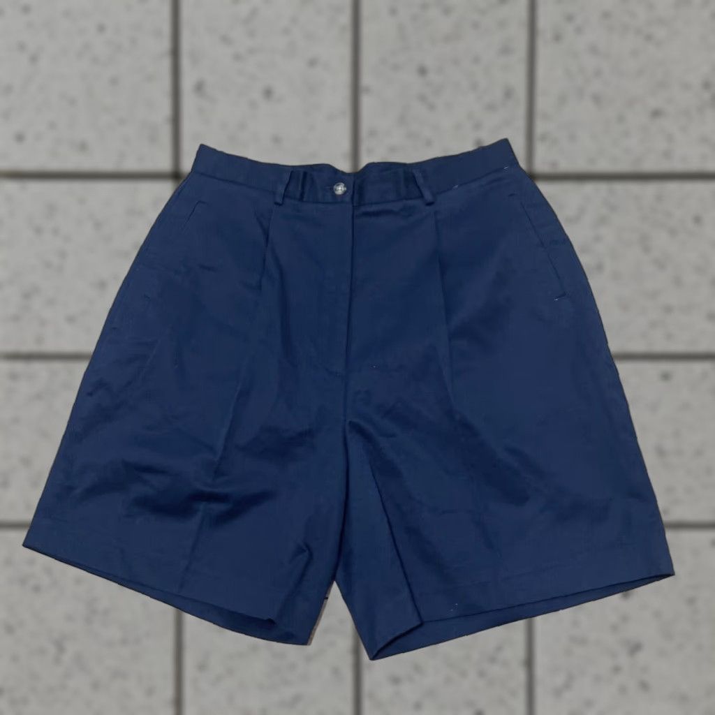 Cutter & Buck VINTAGE Cutter & Buck Pleated Golf Shorts Women 14S Blue Preppy Retro 90s Y2k Streetwear Size 36" / US 14 / IT 50 - 1 Thumbnail