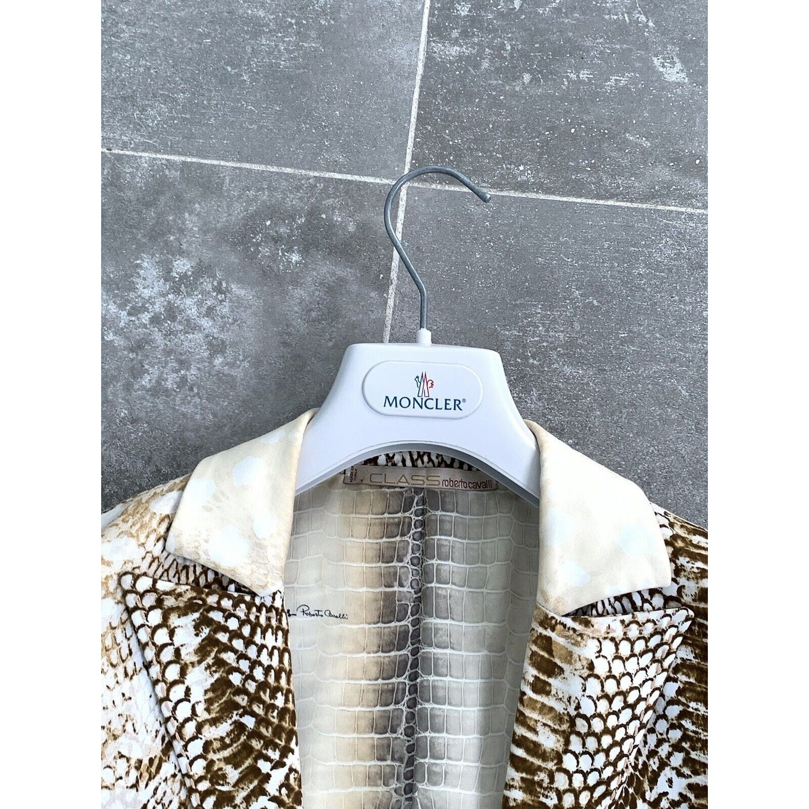 Roberto Cavalli × Vintage Women's ROBERTO CAVALLI Lizard Blazer Jacket SZ S-M EU 36-38 Size M / US 6-8 / IT 42-44 - 5 Thumbnail
