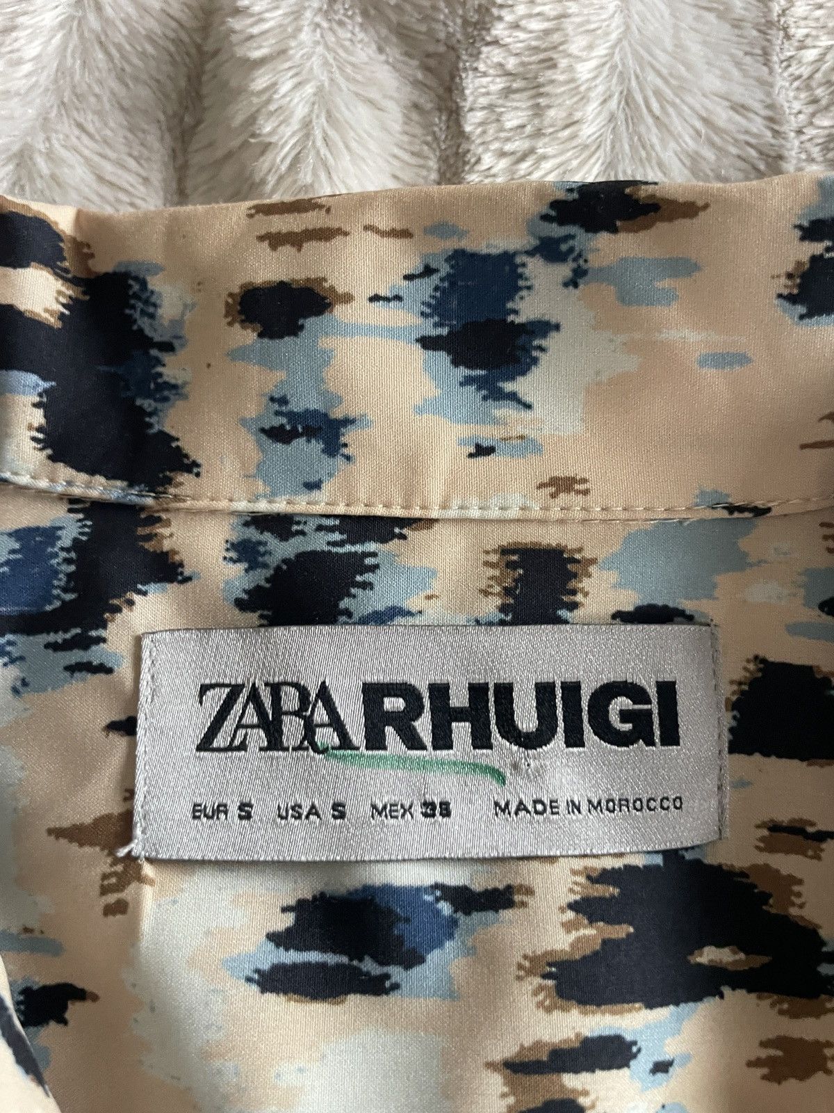 Rhude × Zara Patterned 1 Pocket SS button front shirt Size US S / EU 44-46 / 1 - 8 Thumbnail