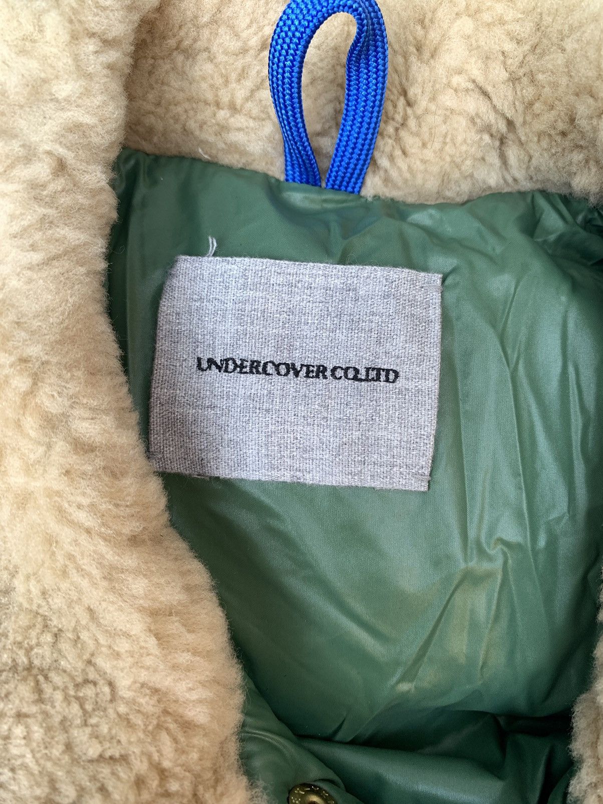 Undercover Undercover Quilted Down Jacket Leather Sleeves Shearling Size US XL / EU 56 / 4 - 5 Thumbnail