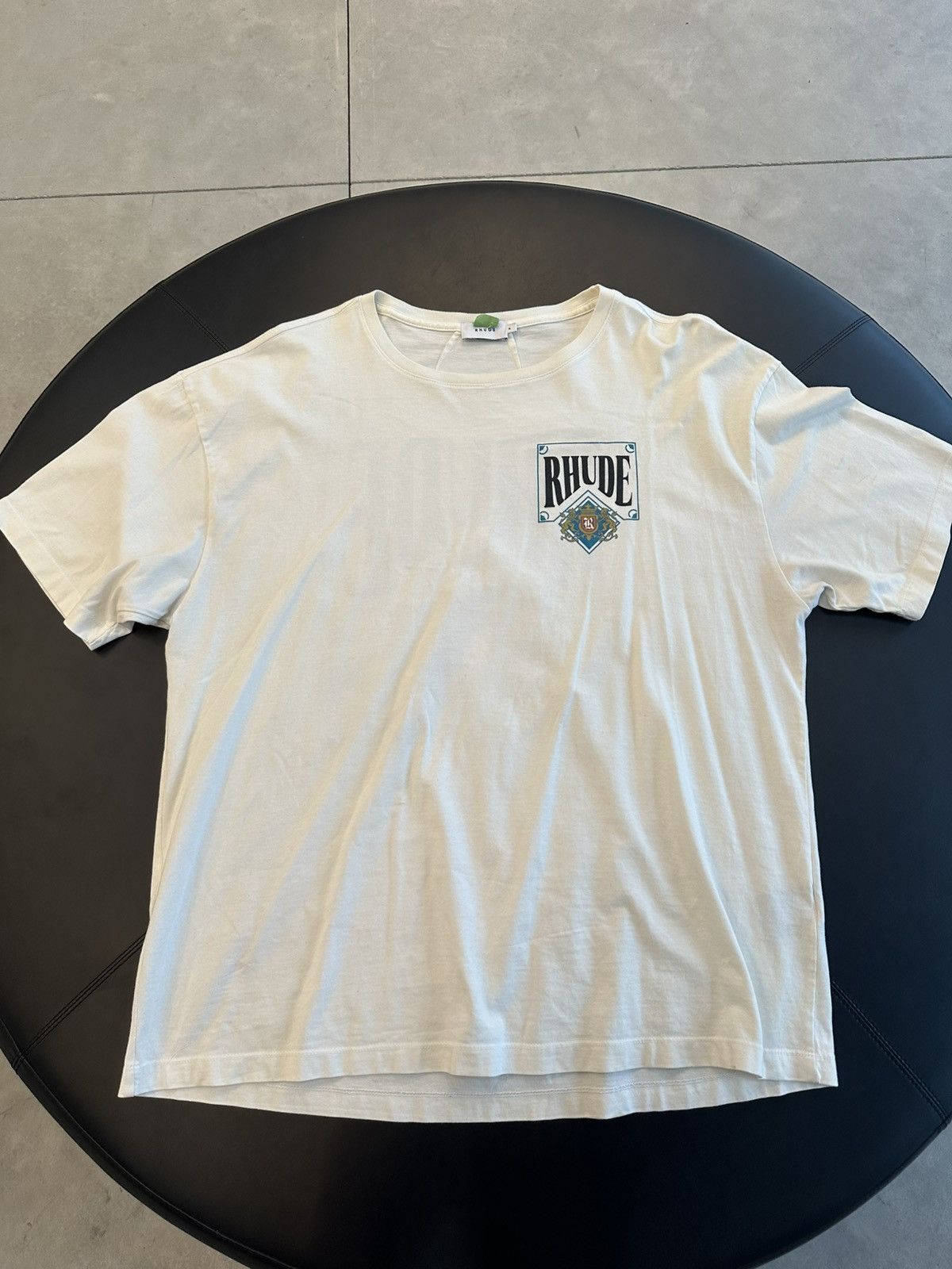 Rhude Rhude Card Tee White Size US XL / EU 56 / 4 - 1 Thumbnail