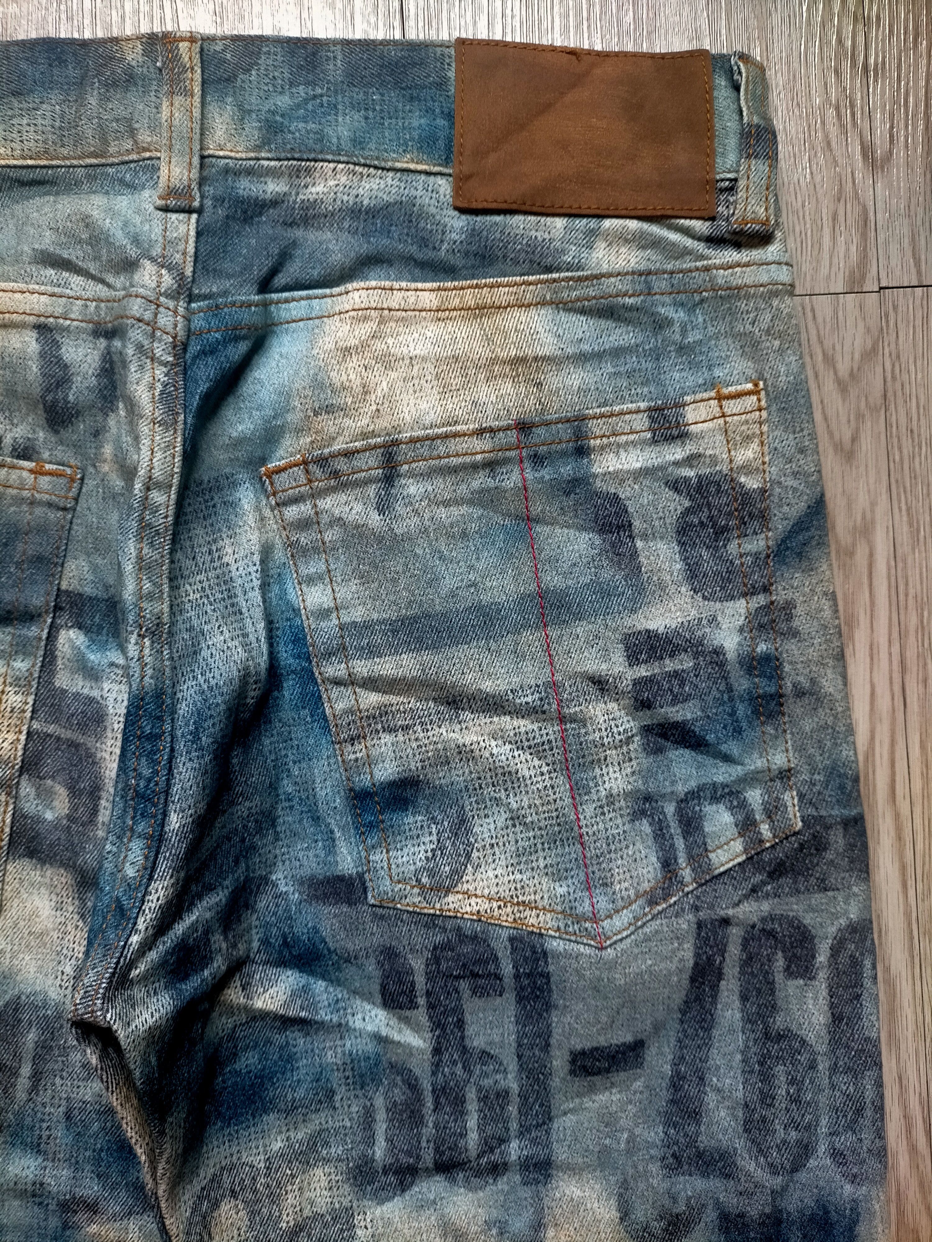 Le Grande Bleu (L.G.B.) ⚡Rare L.G.B x Beams Full Print denim pants Size US 30 / EU 46 - 12 Thumbnail