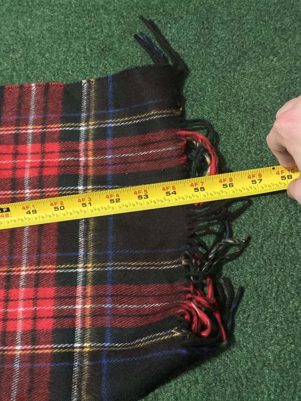 Givenchy Givenchy Monsieur Cashme' Scarf Designer Acrylic Plaid Size ONE SIZE - 4 Thumbnail