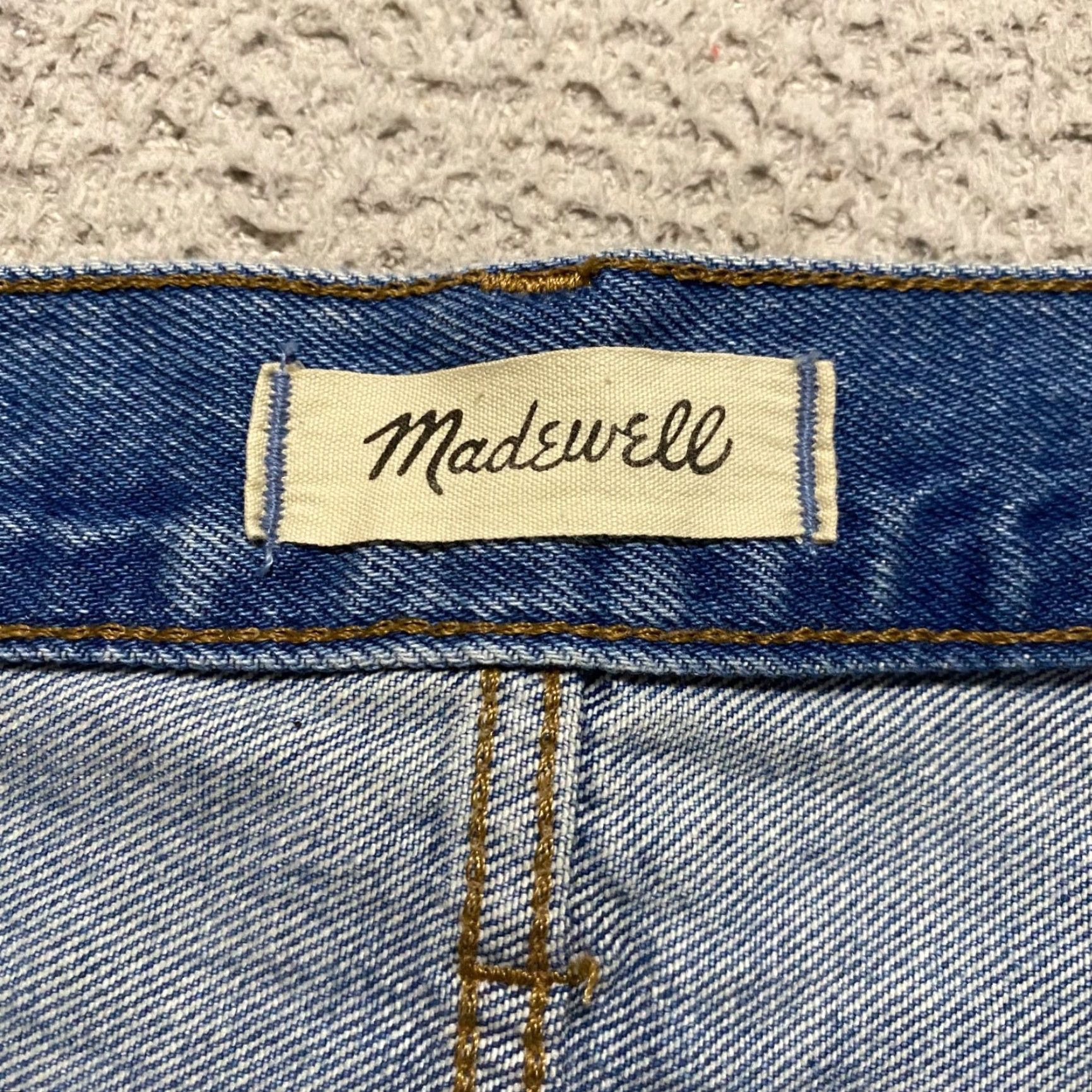 Madewell Madewell Jeans Shorts Blue Denim 3" Inseam Cut-Off Women's 28 N/A Size 28" / US 6 / IT 42 - 3 Thumbnail