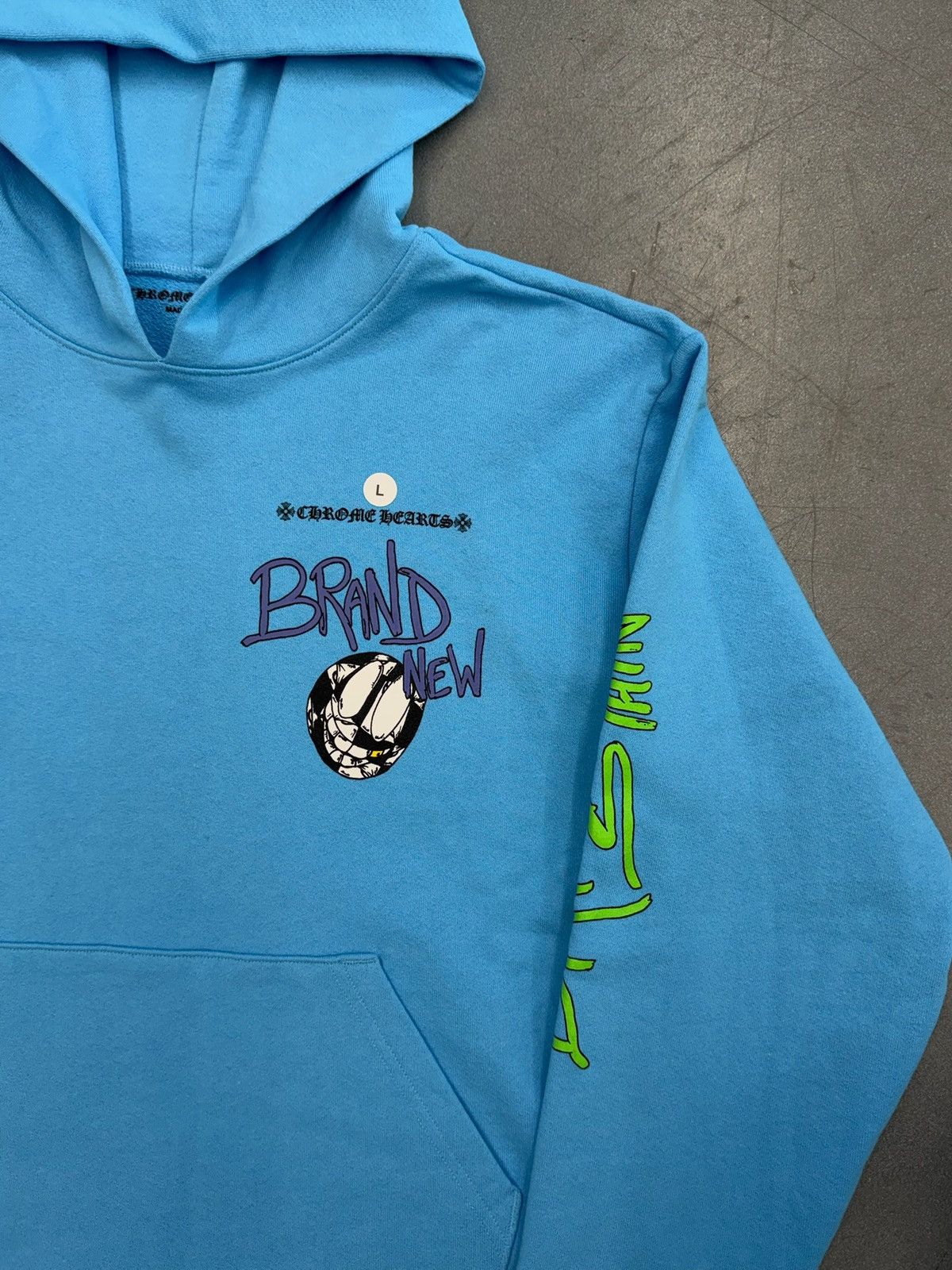 Chrome Hearts Chrome Hearts Matty Boy Brain Hoodie Blue Size US L / EU 52-54 / 3 - 6 Thumbnail