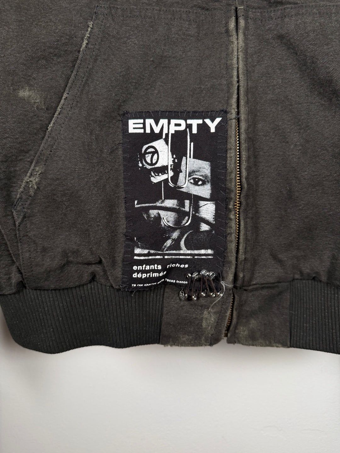 Enfants Riches Deprimes 🚭 INSANE 🚭 PATCHWORK & DUCT TAPE CHRIST THRASHED JACKET Size US XL / EU 56 / 4 - 4 Thumbnail
