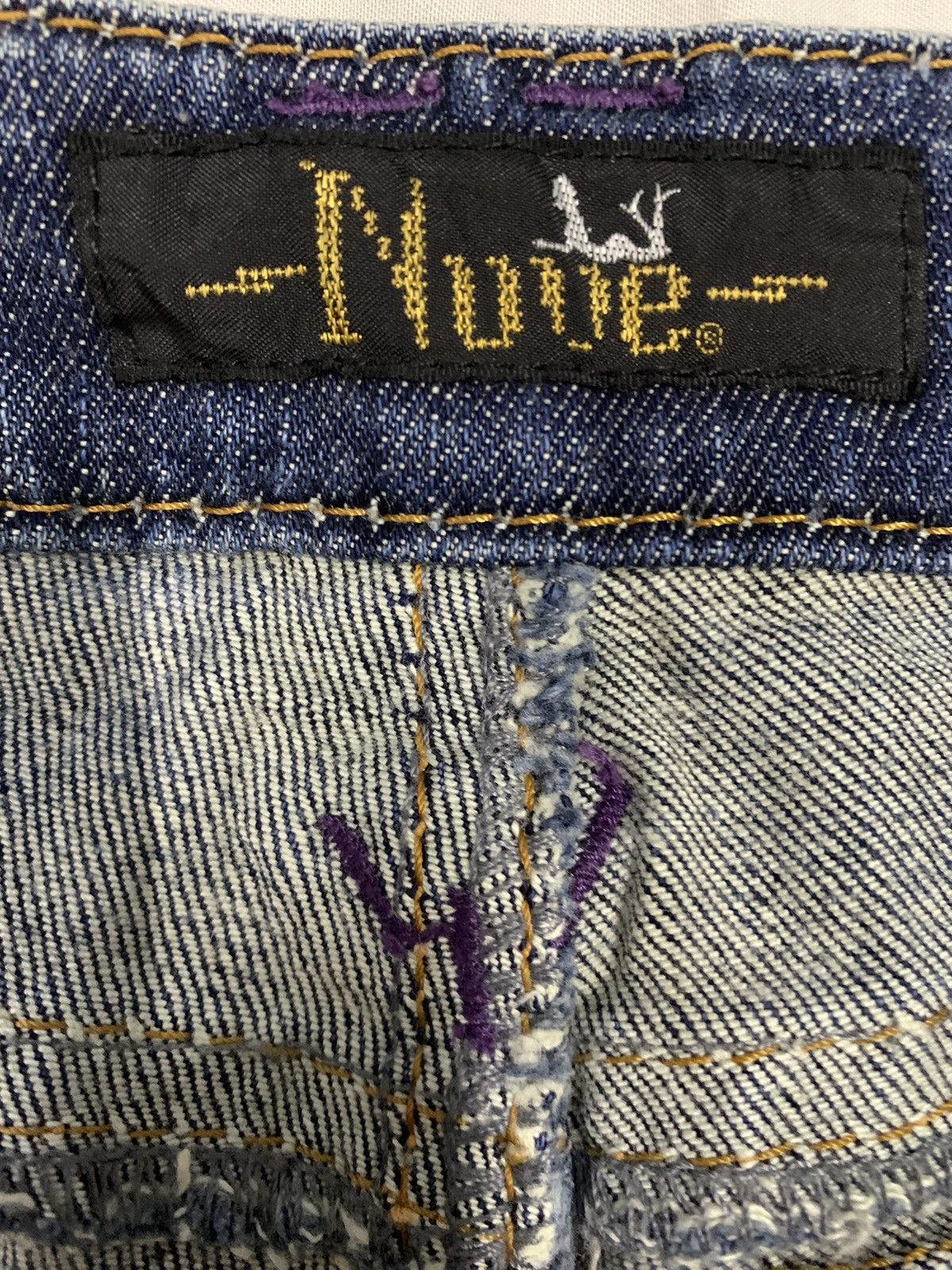 Hysteric Glamour Vintage Japanese Brand Bad Girl Style Mud Wash Flare Jeans Size 28" / US 6 / IT 42 - 15 Thumbnail