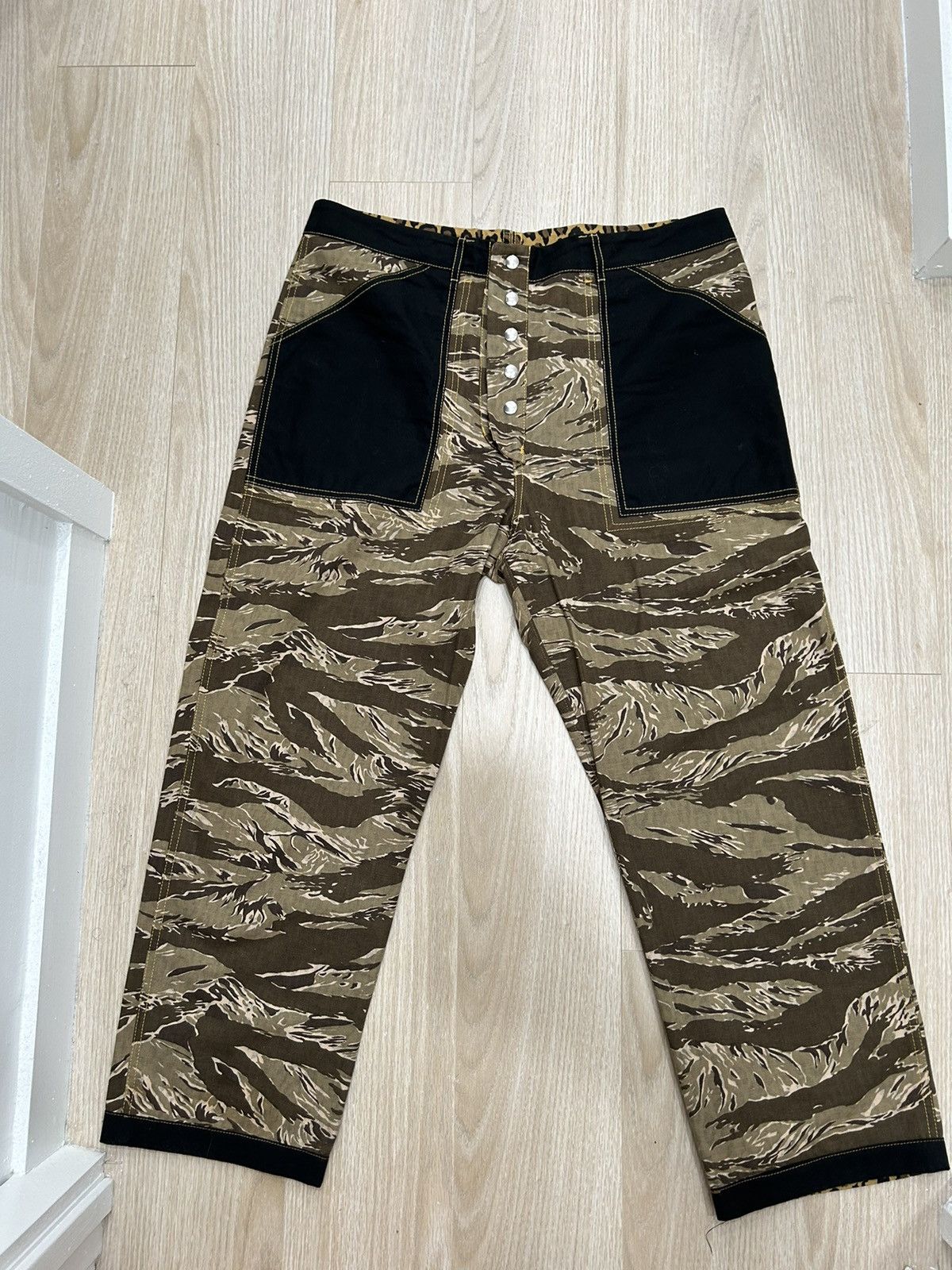 image of Marni Camo Herringbone Fatigues, Men's (Size 34)