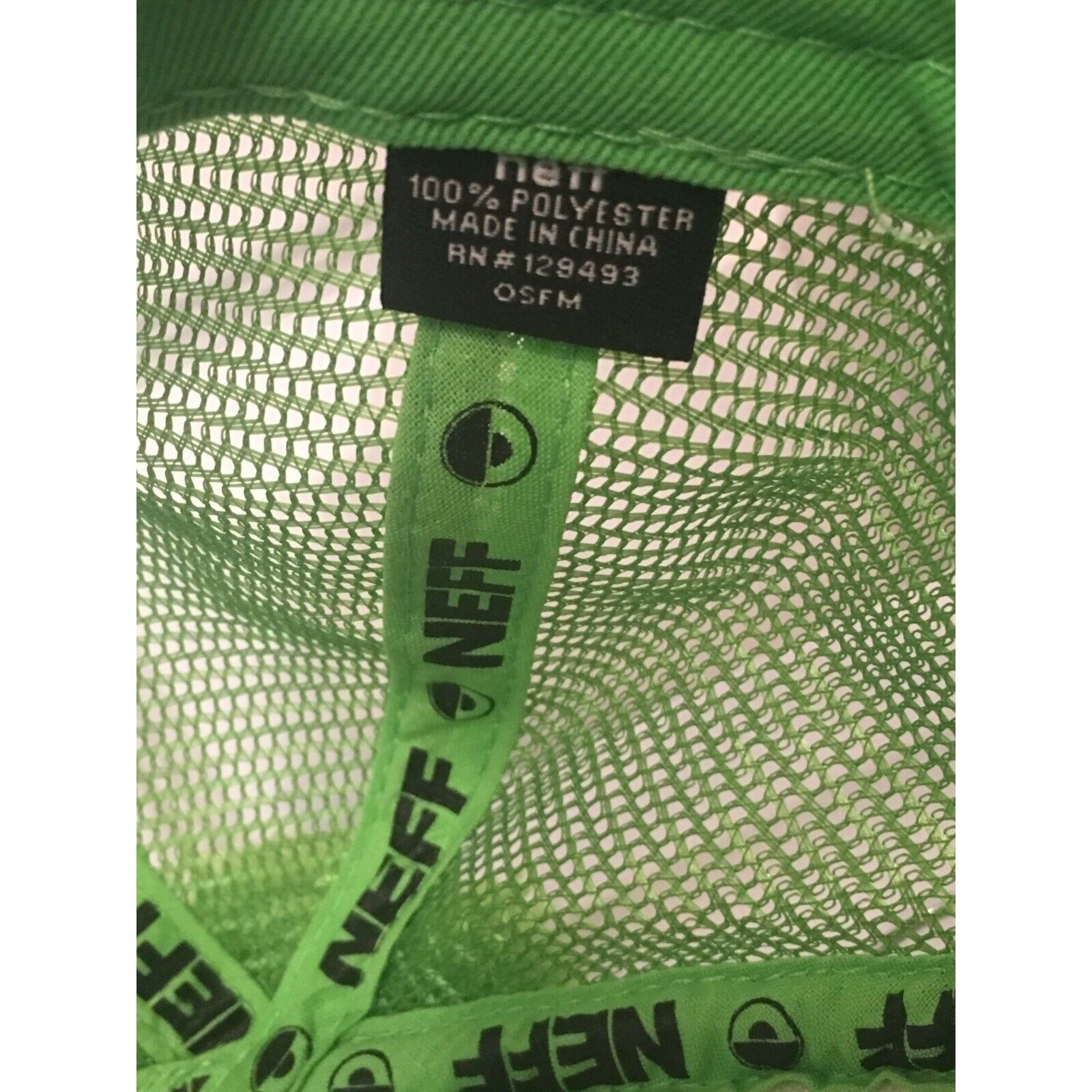 NEFF Neff Monster Eyeballs Snapback Cap Green Size ONE SIZE - 7 Thumbnail