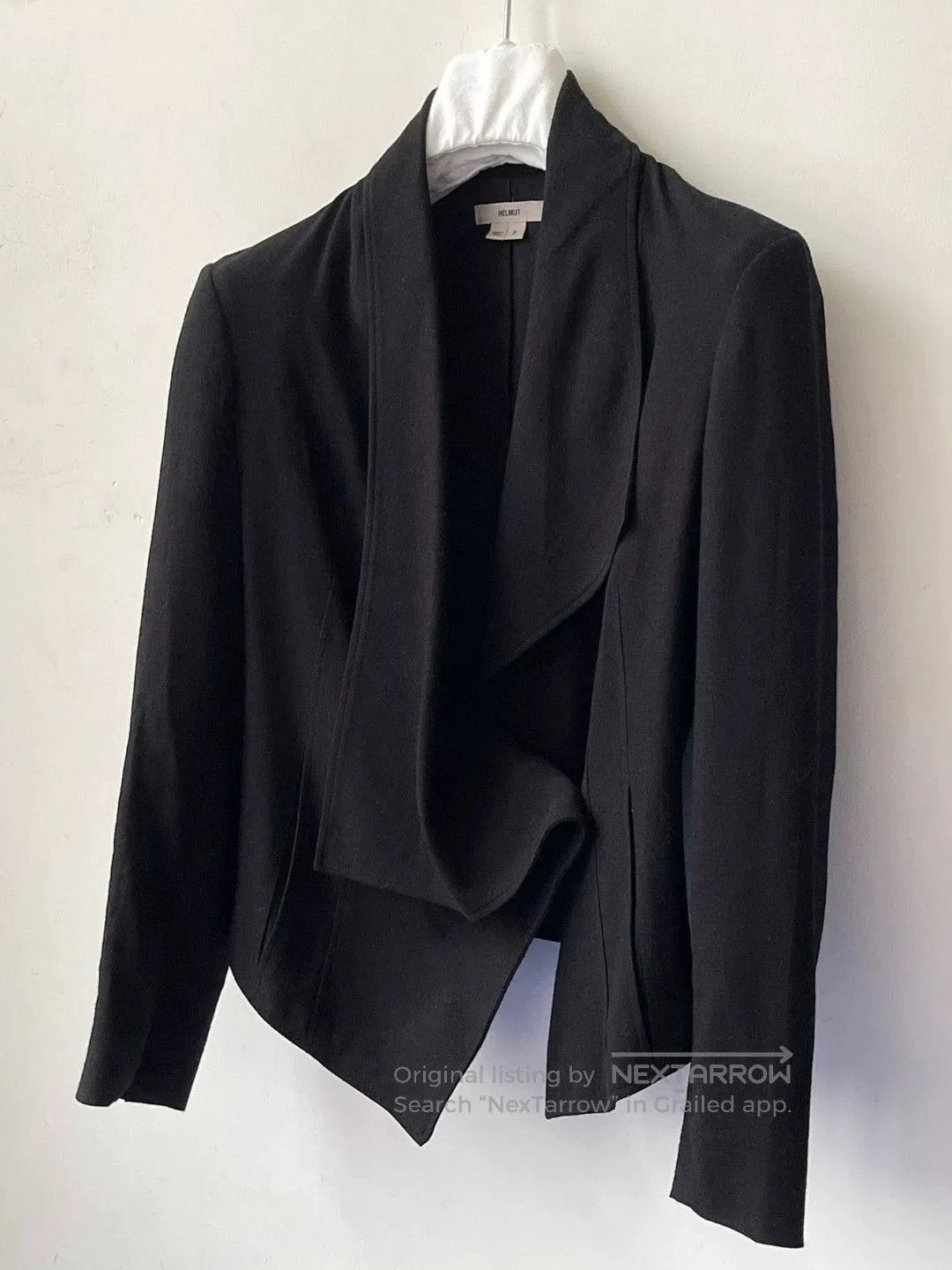 Helmut Lang Helmut Lang Irregular Neck Silk Jacket. Size M / US 6-8 / IT 42-44 - 6 Thumbnail