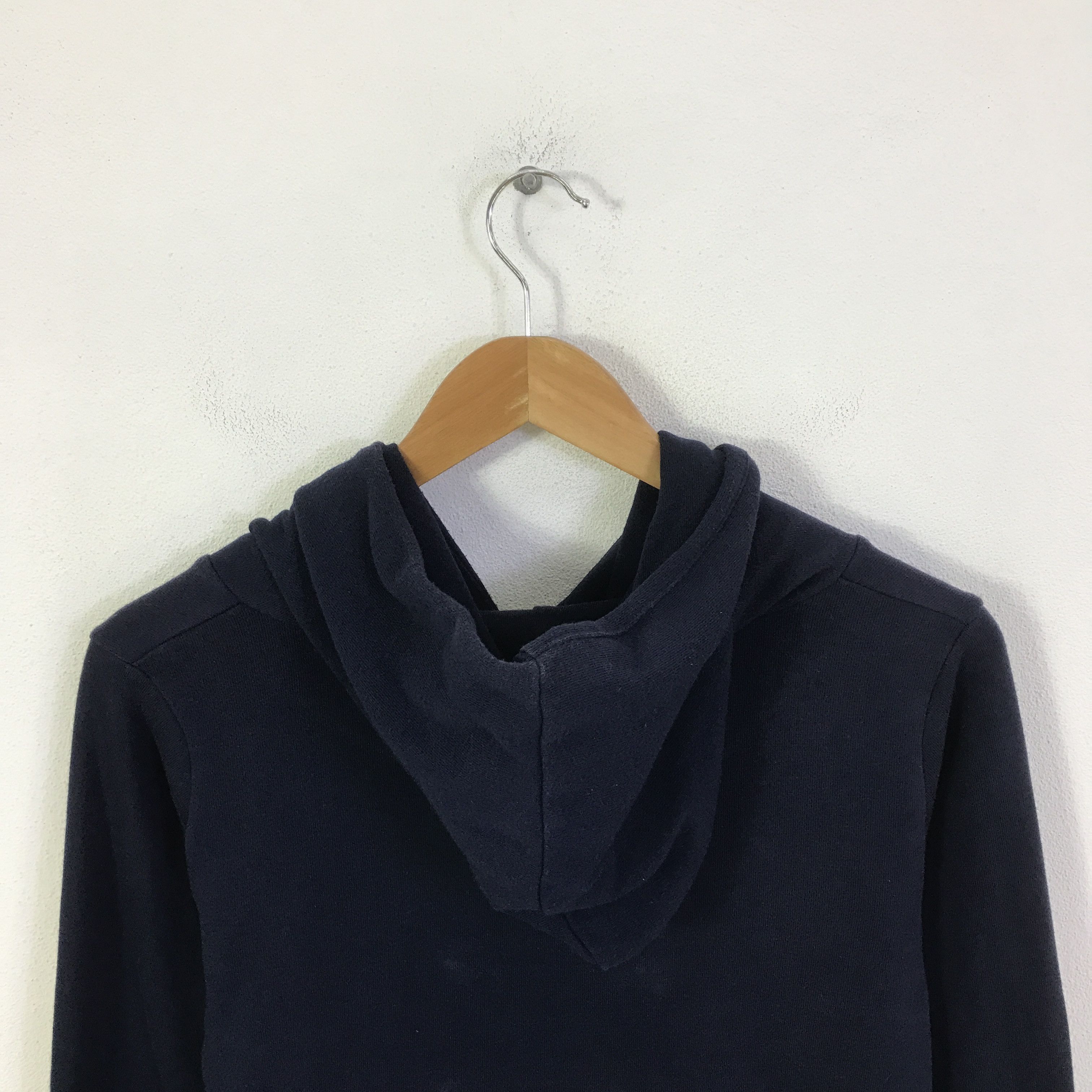 Japanese Brand healher Navy hoodie Sweatshirt K112B15 Size US S / EU 44-46 / 1 - 4 Thumbnail