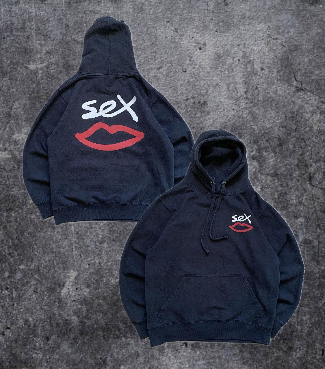 Sex Skateboards 🔞 Vintage SEX Skateboards hoodie Kiss logo Faded Size US M / EU 48-50 / 2 - 1 Thumbnail