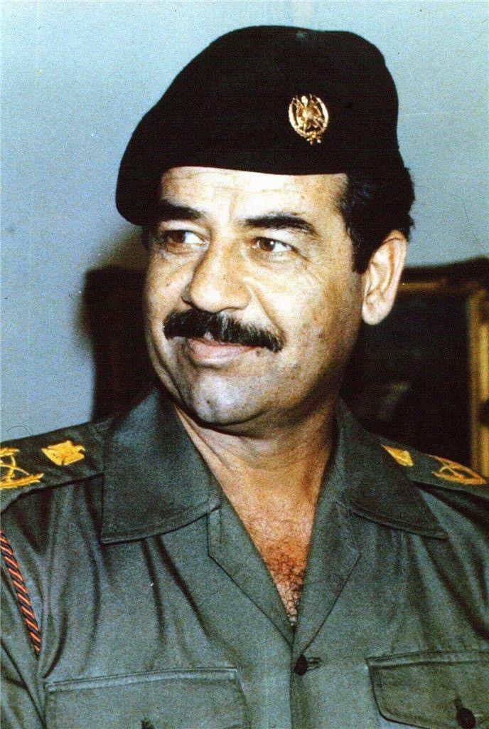 Number (N)ine AW04 “Give Peace a Chance” Saddam Hussein George Bush Size US M / EU 48-50 / 2 - 6 Thumbnail