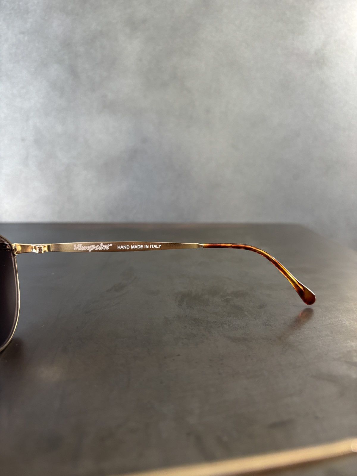 Vintage 1990s Vintage Sunglasses Made in Italy Metal Giorgio Armani Size ONE SIZE - 14 Thumbnail