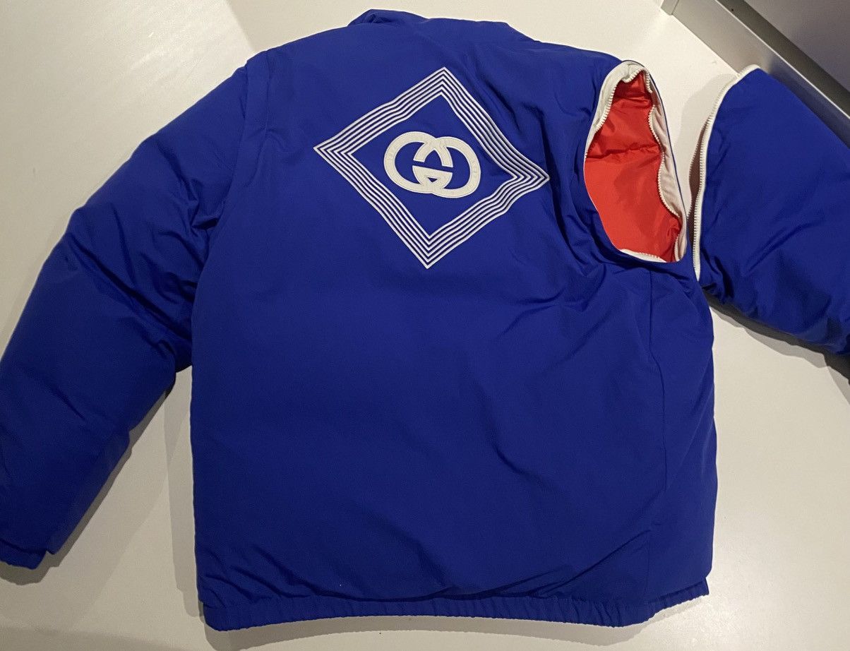 Gucci Gg Gucci down puffer jacket with detachable sleeves! Size US M / EU 48-50 / 2 - 14 Thumbnail