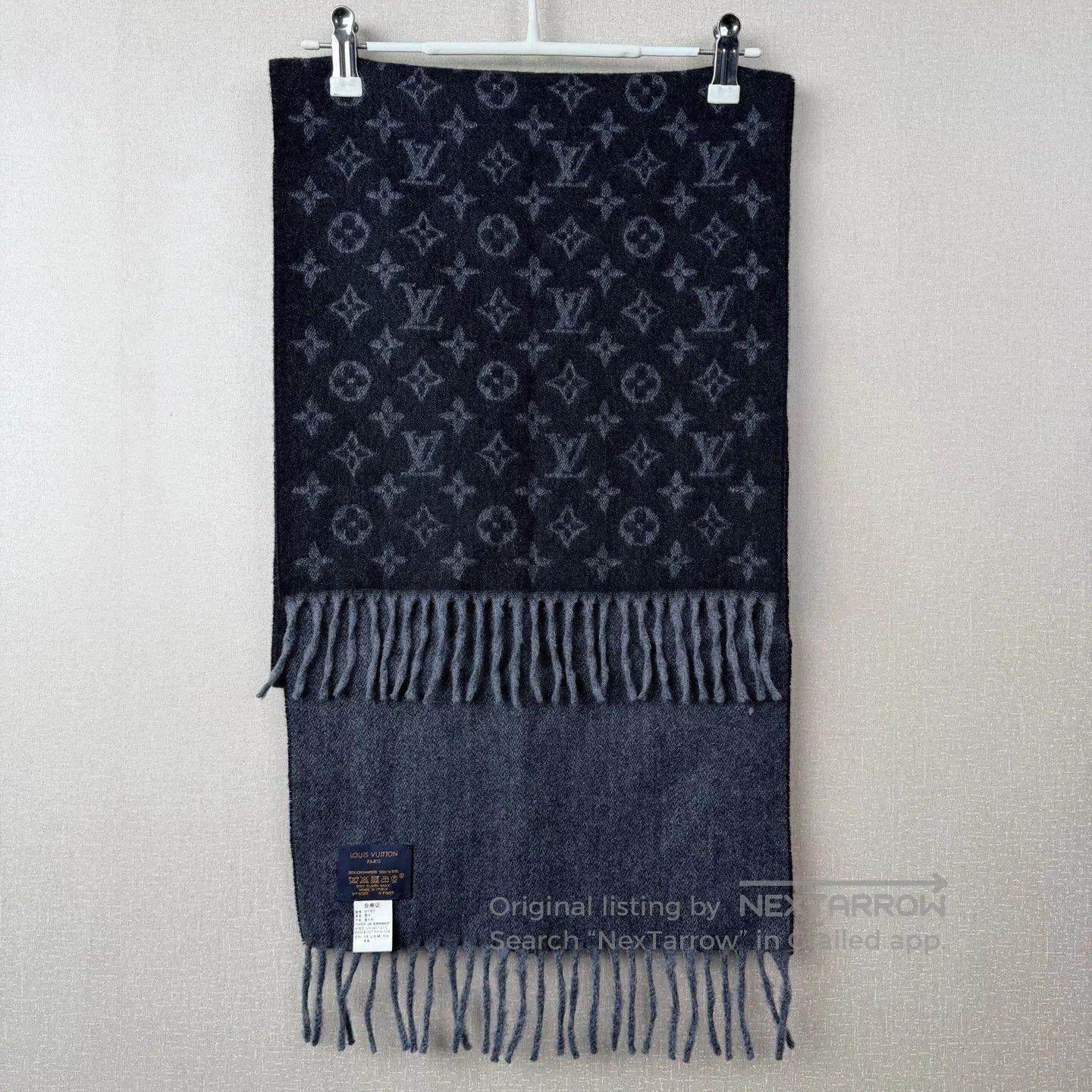 Louis Vuitton Louis Vuitton Ombre All-Over Print Cashmere Scarf| Size ONE SIZE - 1 Thumbnail