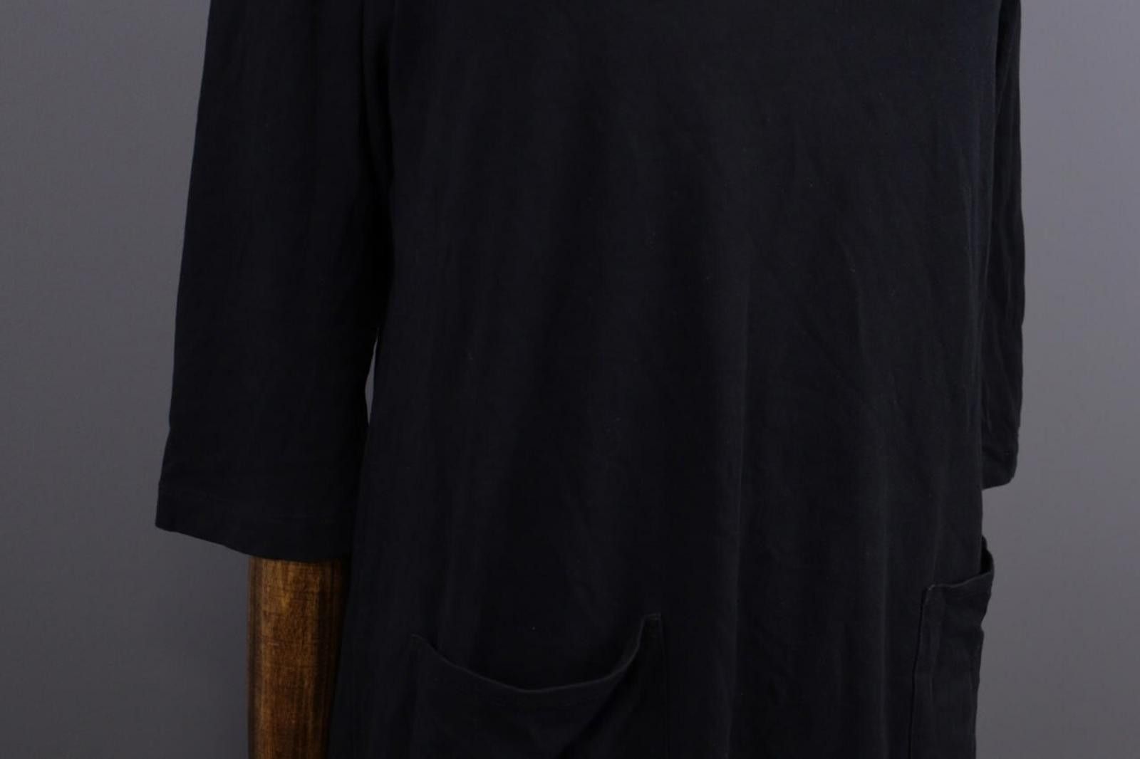 Designer Gudrun Sjoden Black Lagenlook Relaxed A-Line Dress Size L Size L / US 10 / IT 46 - 6 Thumbnail