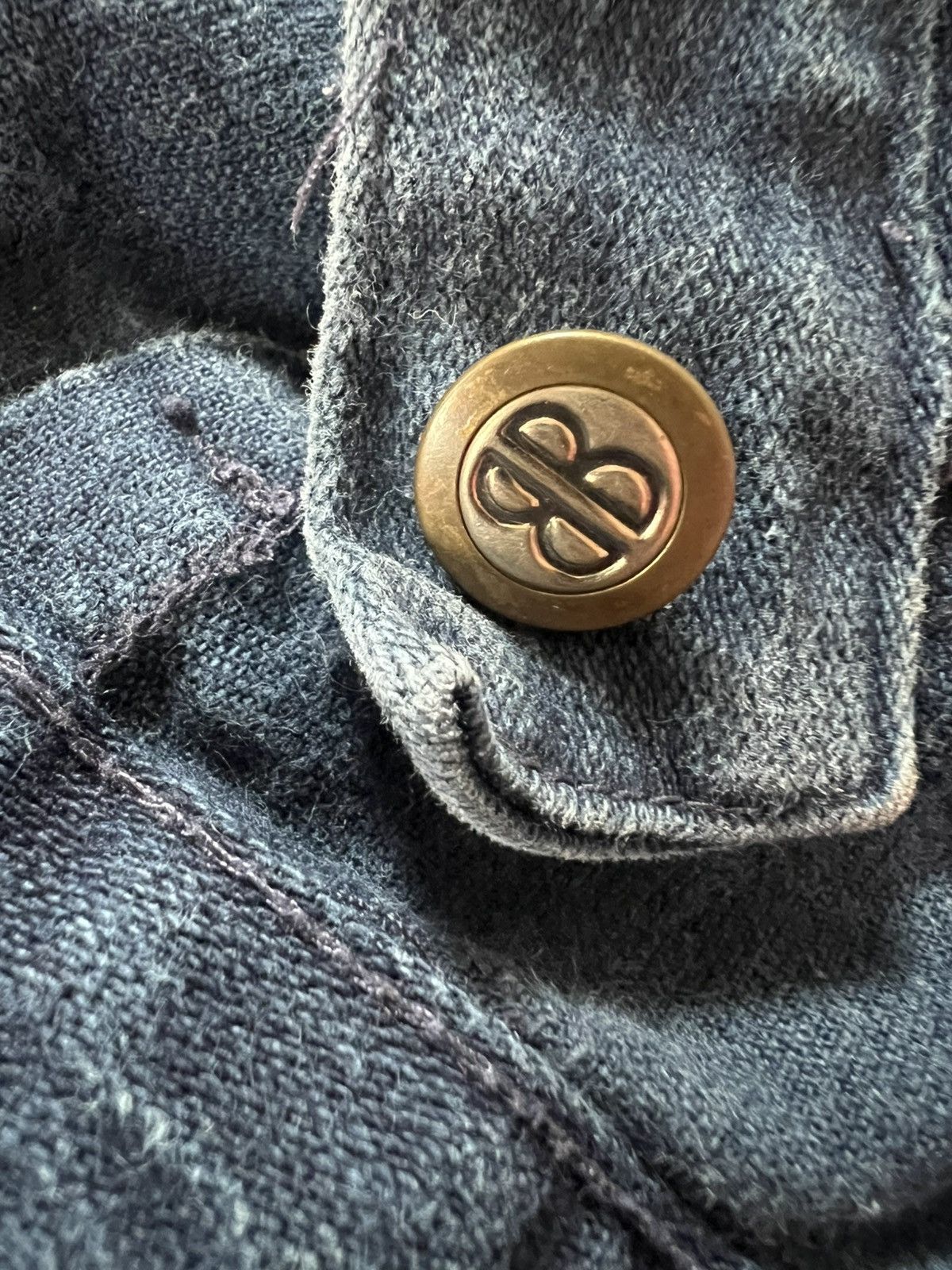 Bill Blass Vintage Bill Blass Stirrups Denim Made In USA Sz 12 Size 34" / US 12 / IT 48 - 6 Thumbnail