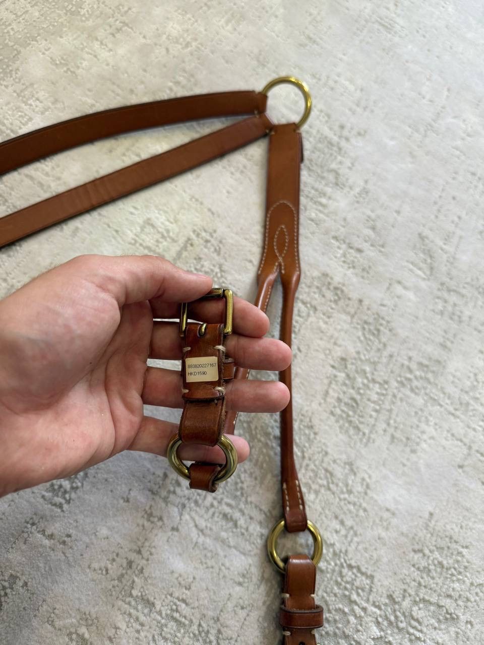 Lauren Ralph Lauren Ralph Lauren Genuine Leather Brown Double buckle rodeo Belt Size ONE SIZE - 6 Thumbnail