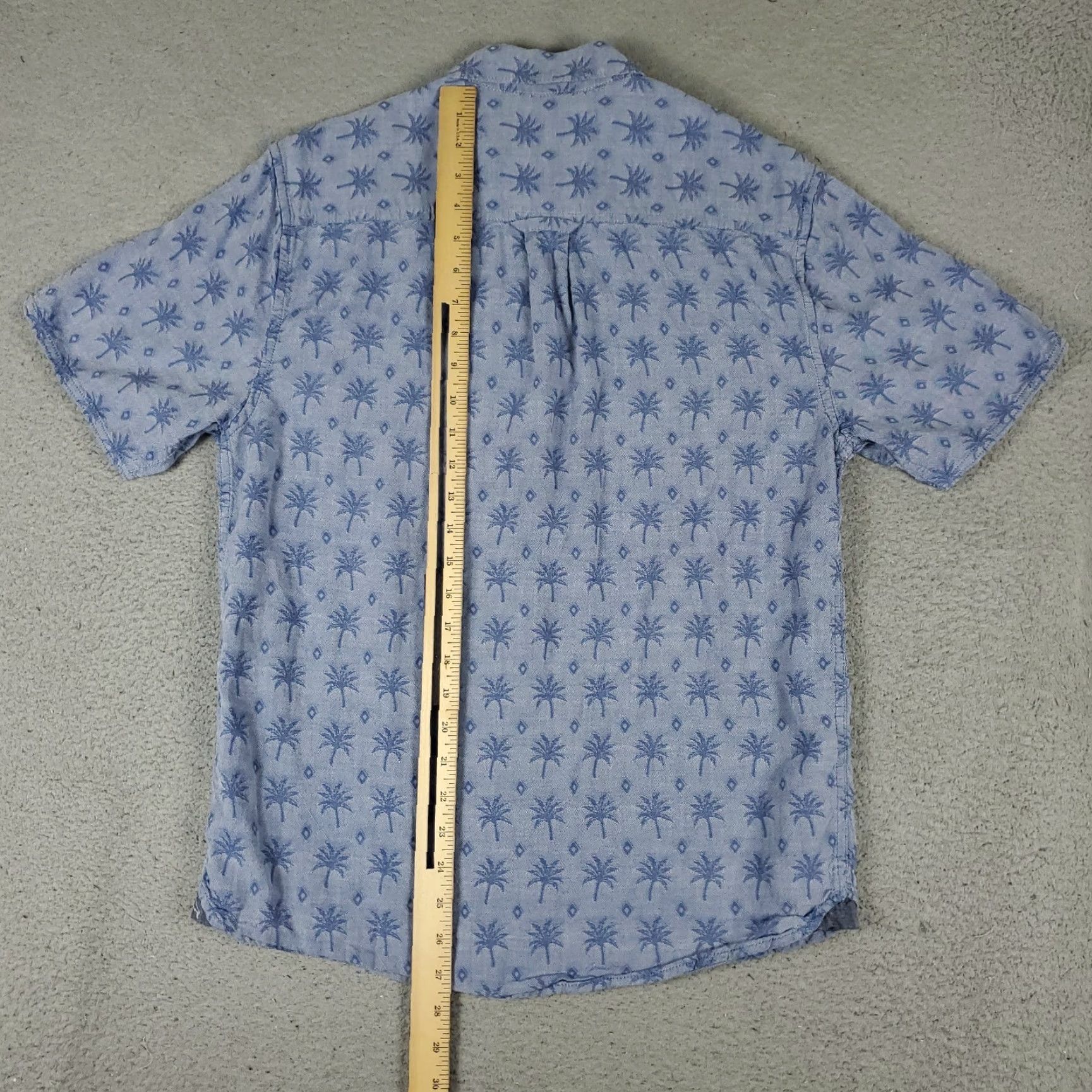 Tommy Bahama Tommy Bahama Shirt Mens Size Small Blue Cotton Lyocell Button Up Short Sleeve Size US S / EU 44-46 / 1 - 3 Thumbnail