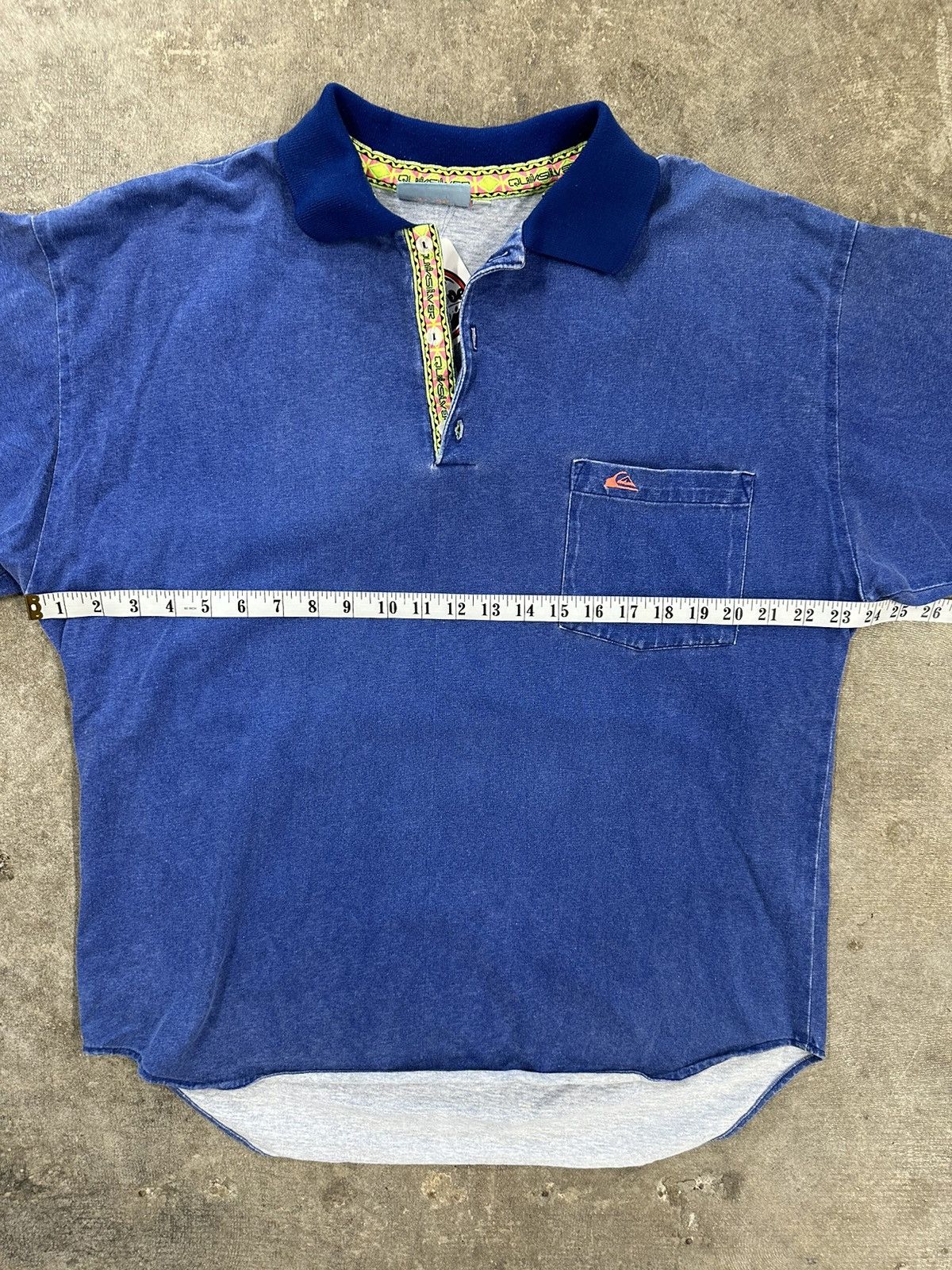Quiksilver Vintage 80s Quicksilver Polo Button Up T-Shirt Size US L / EU 52-54 / 3 - 8 Thumbnail