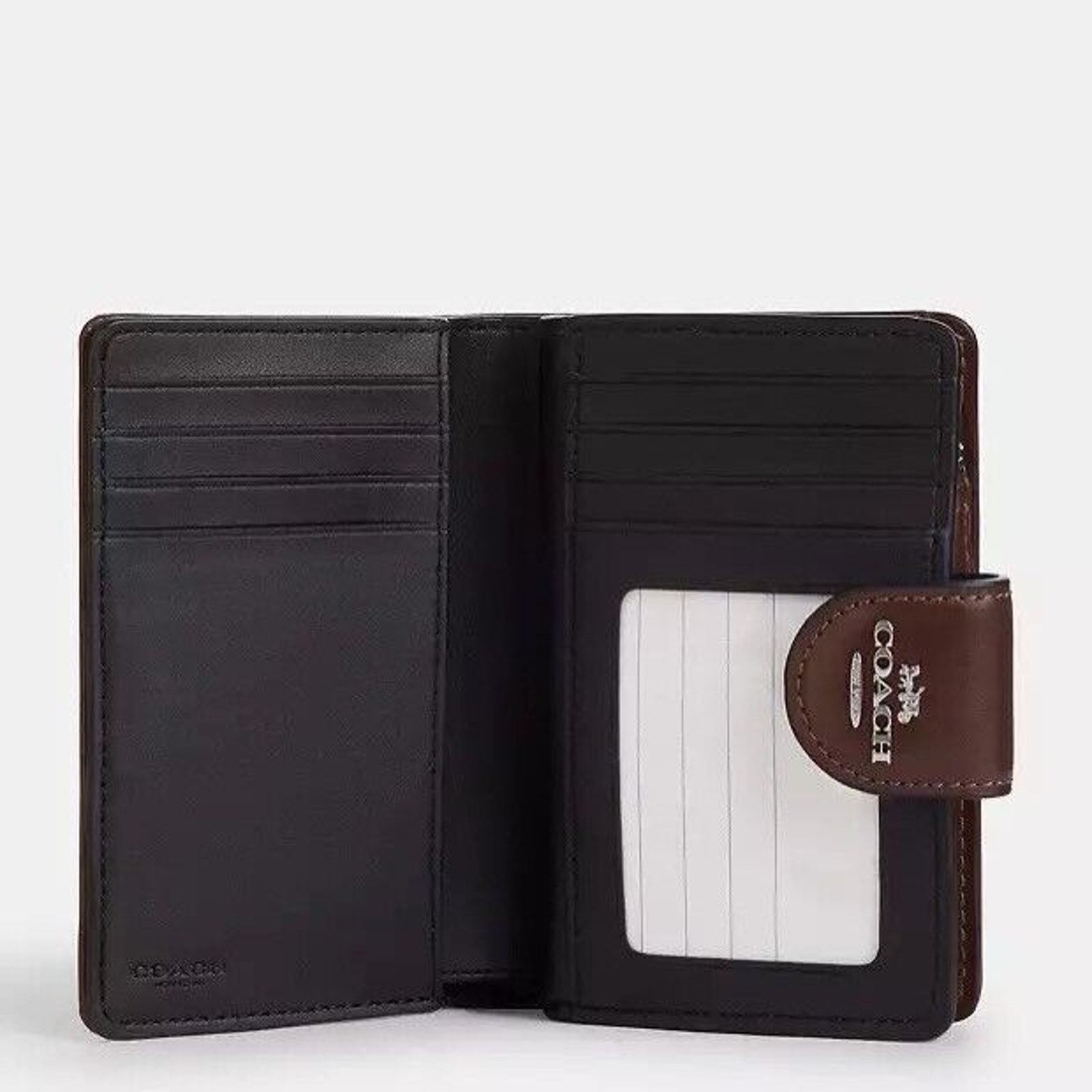 Coach NWT Coach CU987 Medium Corner Zip Wallet Oak Maple Size ONE SIZE - 5 Thumbnail