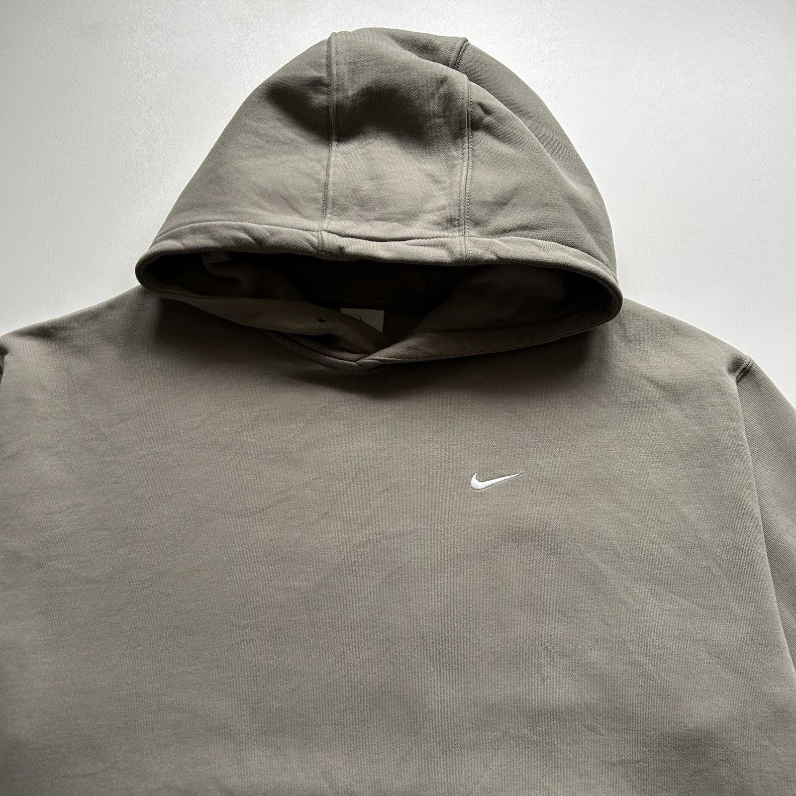 Nike Nike Hoodie Sweatshirt Medium Green Y2K Embroidered Swoosh Size US M / EU 48-50 / 2 - 2 Thumbnail