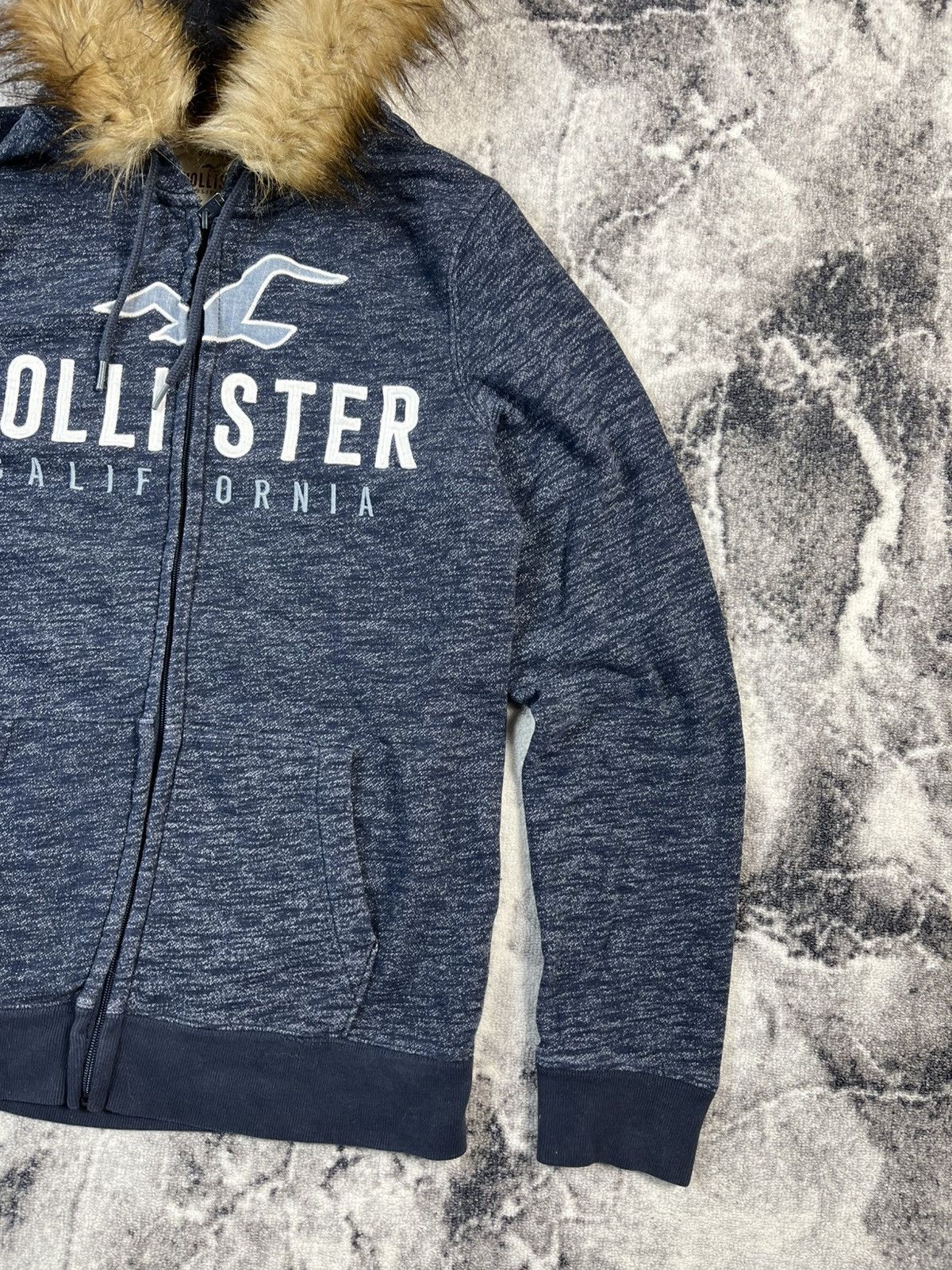 Hollister Y2K Hollister Fur Zip Hoodie Size US M / EU 48-50 / 2 - 3 Thumbnail
