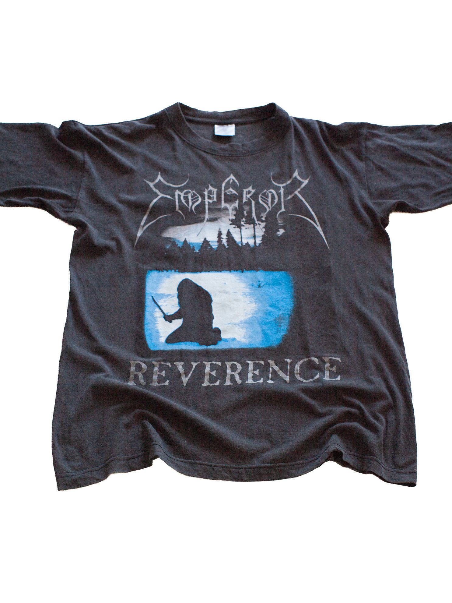 Band Tees Vintage 1997 Emperor "Reverence" 90s Metal Band T-Shirt Size US XL / EU 56 / 4 - 1 Thumbnail