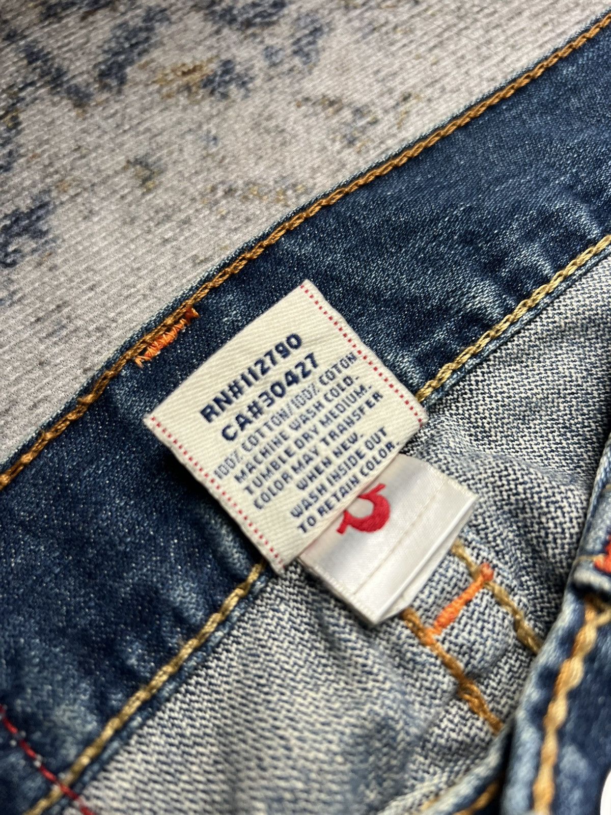 True Religion Flared True Religion Rainbow Joey Bootcut Jeans Size US 30 / EU 46 - 7 Thumbnail