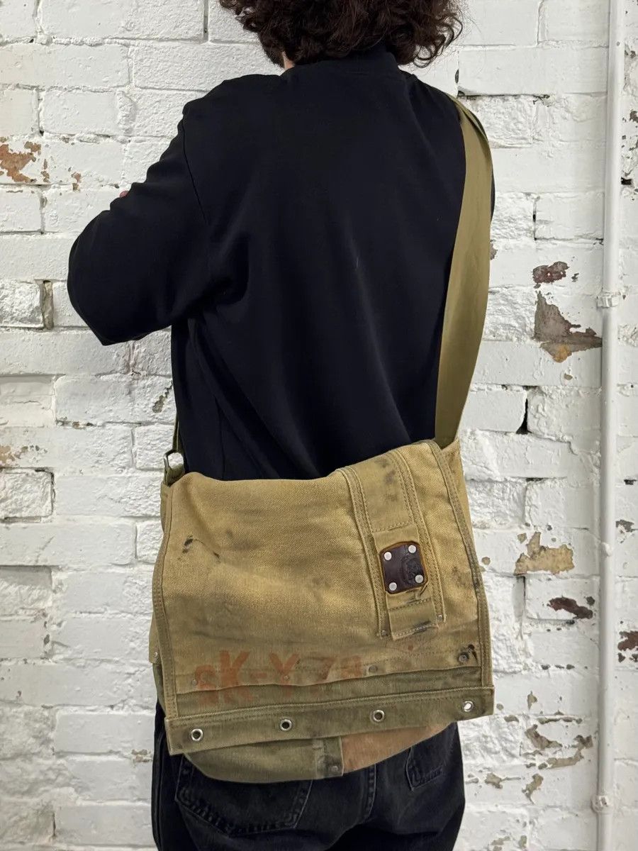 Diesel Diesel Military Canva Beige Shoulder Bag Size ONE SIZE - 3 Thumbnail