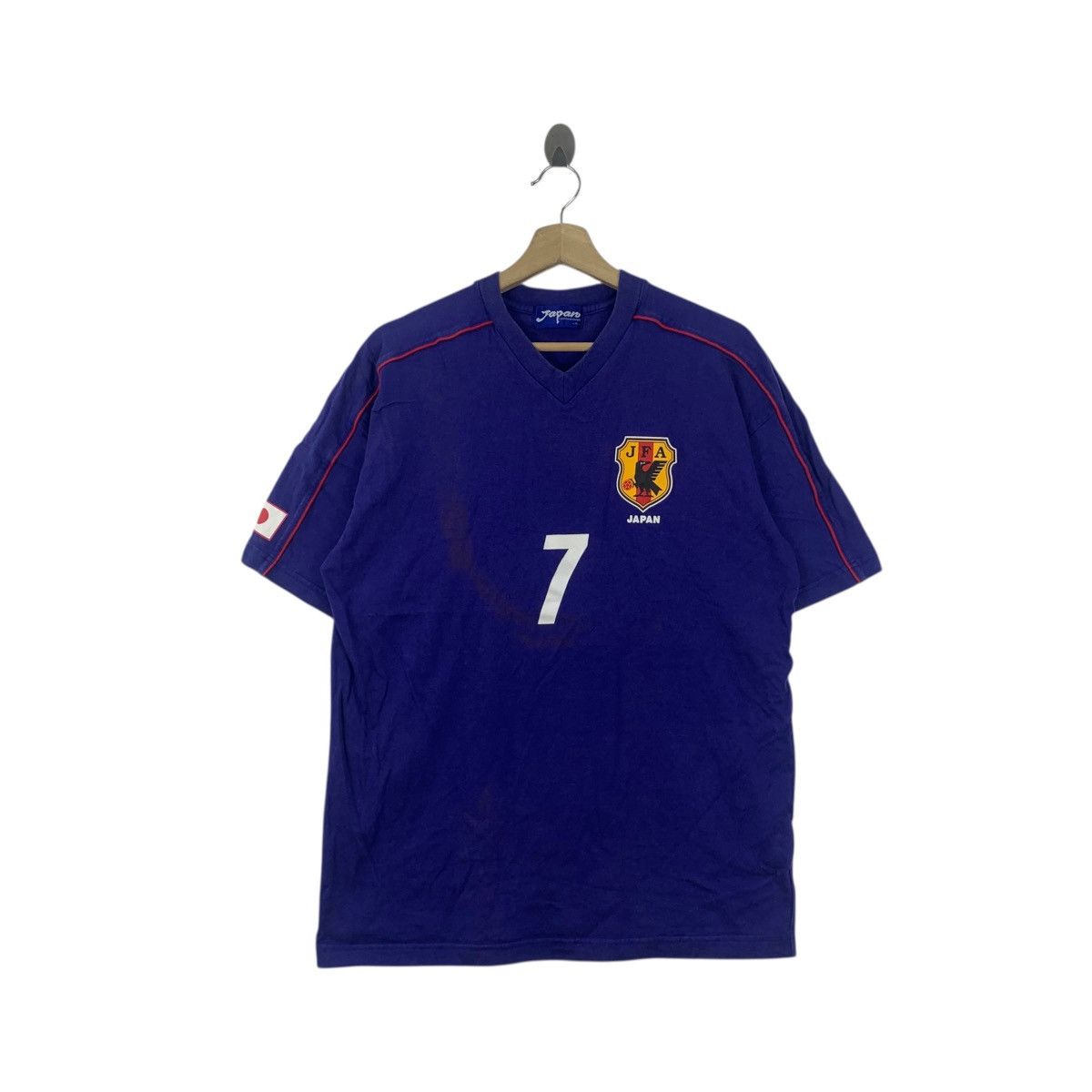 Vintage Vintage JAPAN HIDETOSHI NAKATA No 7 Football Legend Tee Size US L / EU 52-54 / 3 - 2 Thumbnail