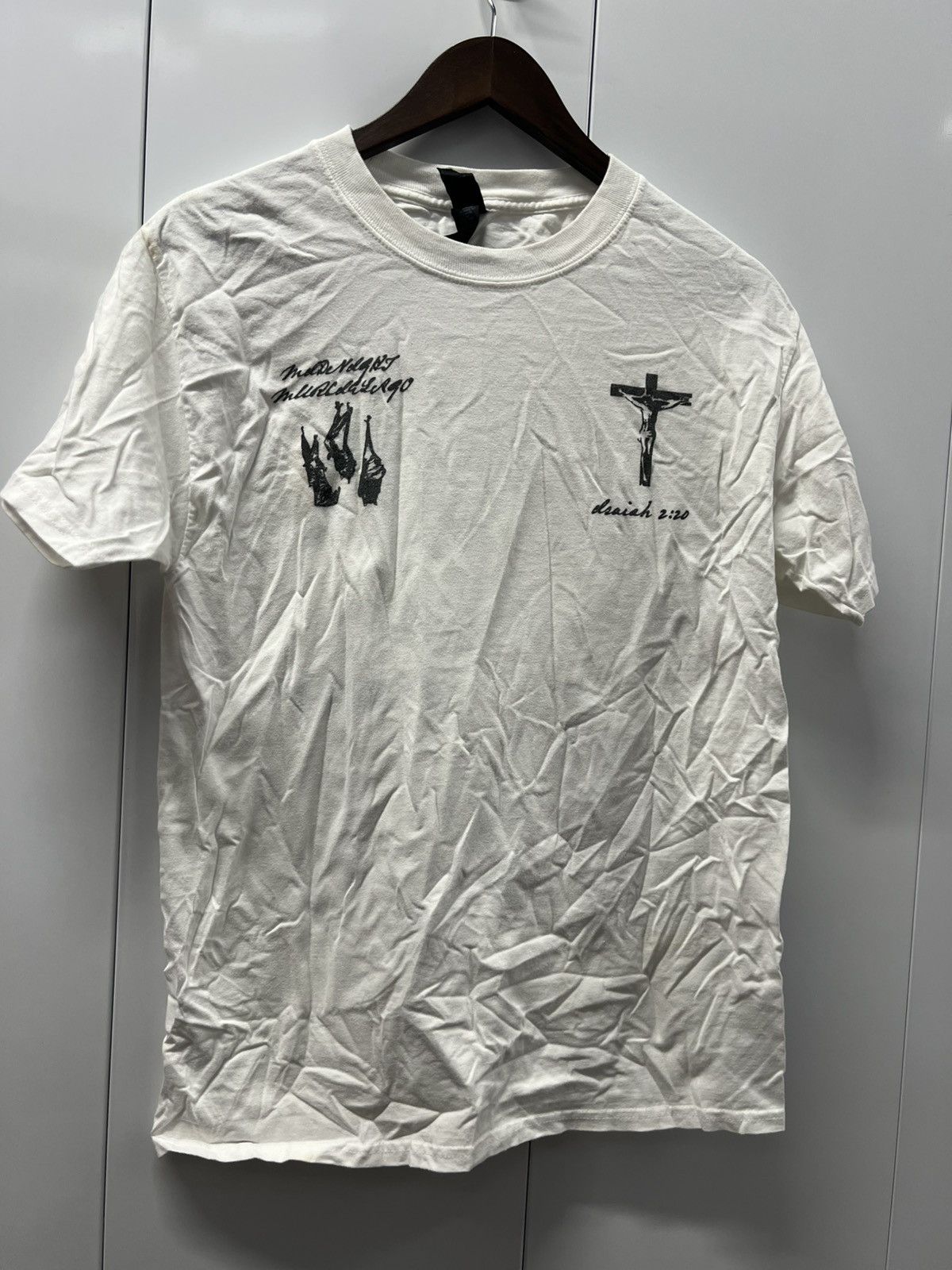 Vintage Late Y2K 2000's VTG Vintage Isaiah 2:20 Goth Retro Emo Shirt Size US M / EU 48-50 / 2 - 2 Thumbnail
