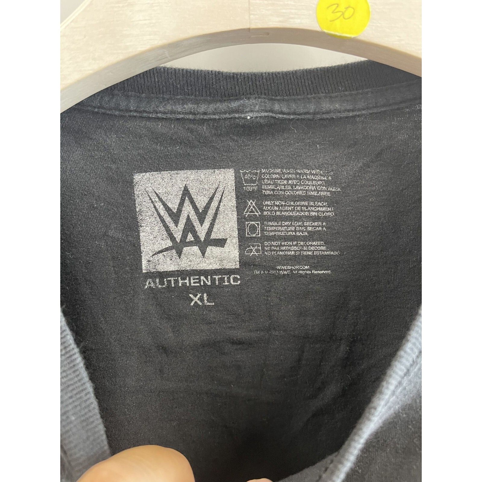 WWE VTG 80S 90S Y2K BAY LEY DING DONG WWE T-SHIRT SZ XL BLACK Size US XL / EU 56 / 4 - 3 Thumbnail