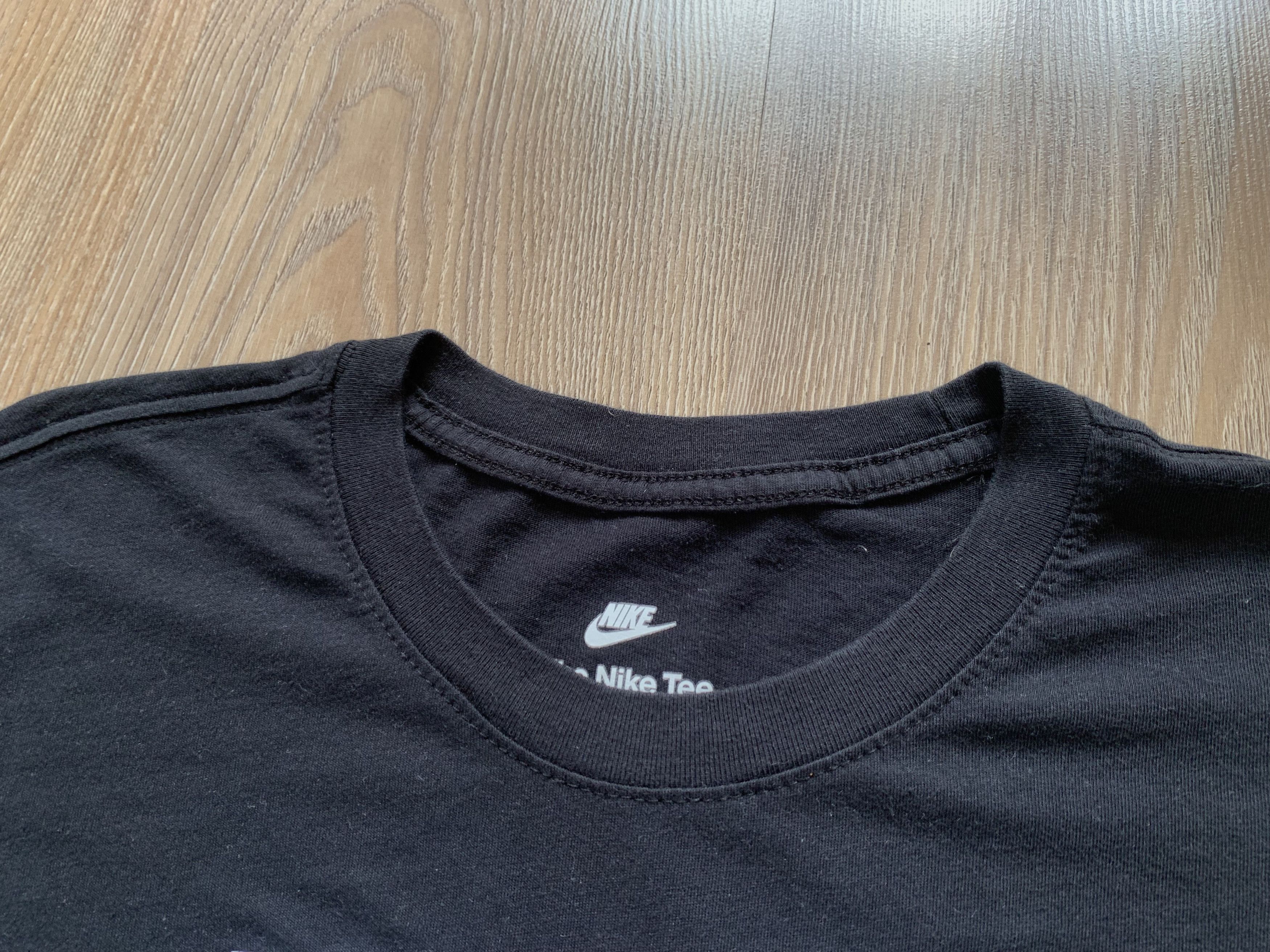 Nike The Nike Tee Smiley Face Humor Black Cotton Printed T Shirt Size US XL / EU 56 / 4 - 5 Thumbnail