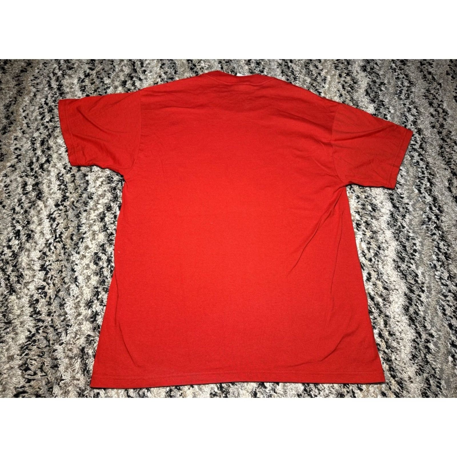Fruit Of The Loom VINTAGE 90s Tuskegee University Golden Tigers Tee Shirt Mens Large Red AOP Fruit Of The Loom Tshirt Size US L / EU 52-54 / 3 - 4 Thumbnail