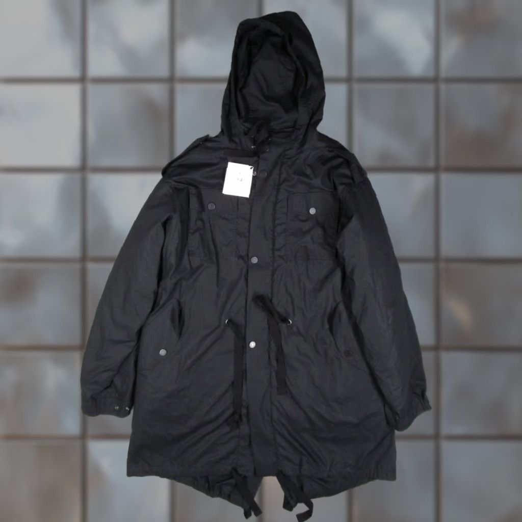 7 For All Mankind 7 for All Mankind Coat Women 2XL Black Hooded Parka Jacket Poplin Fishtail Quilted Liner Size XXL / US 16-18 / IT 52-54 - 1 Thumbnail
