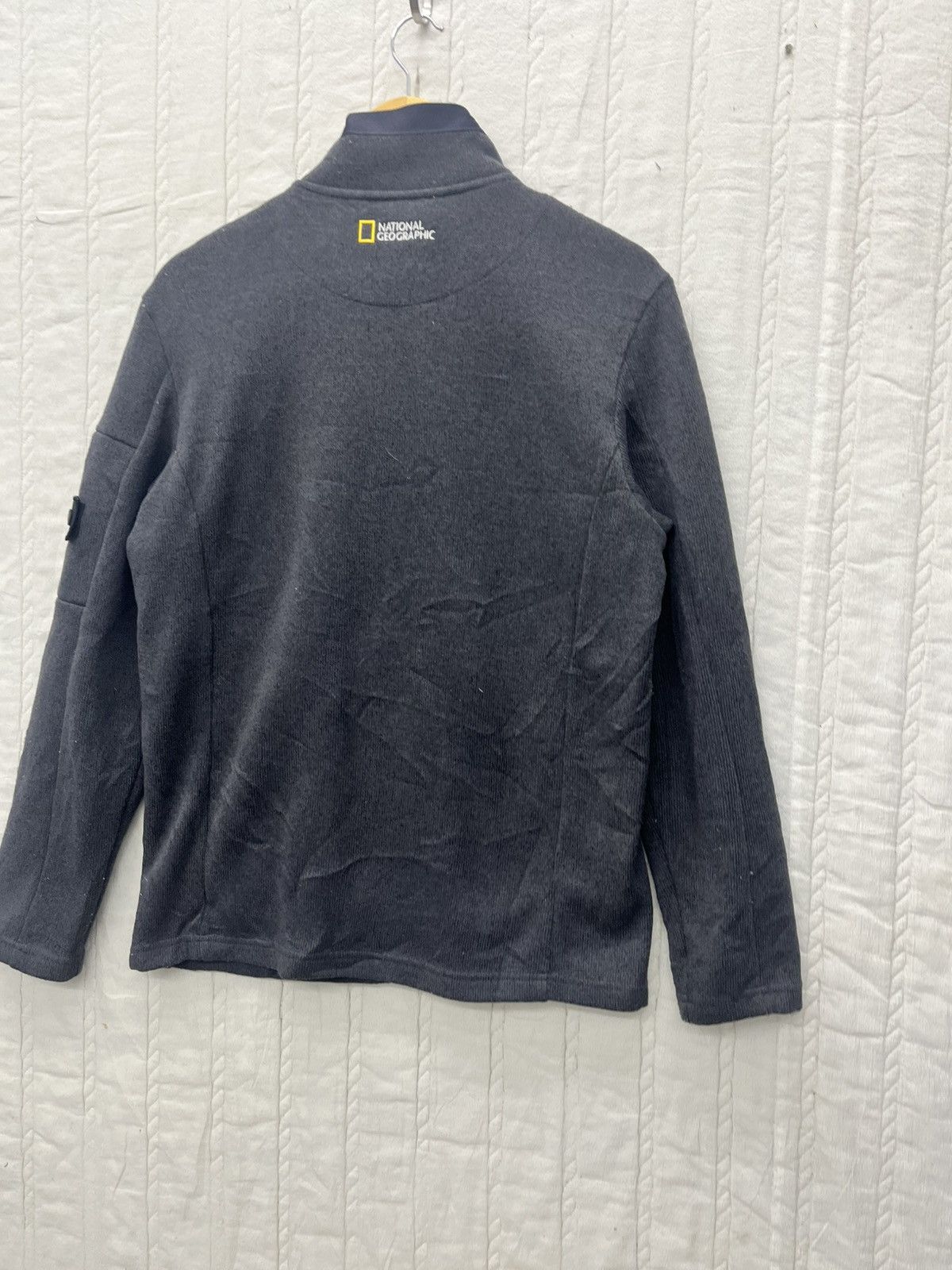 Japanese Brand NATIONAL GEOGRAPHIC WAFFLE KNIT FLEECE JACKET Size US S / EU 44-46 / 1 - 9 Thumbnail
