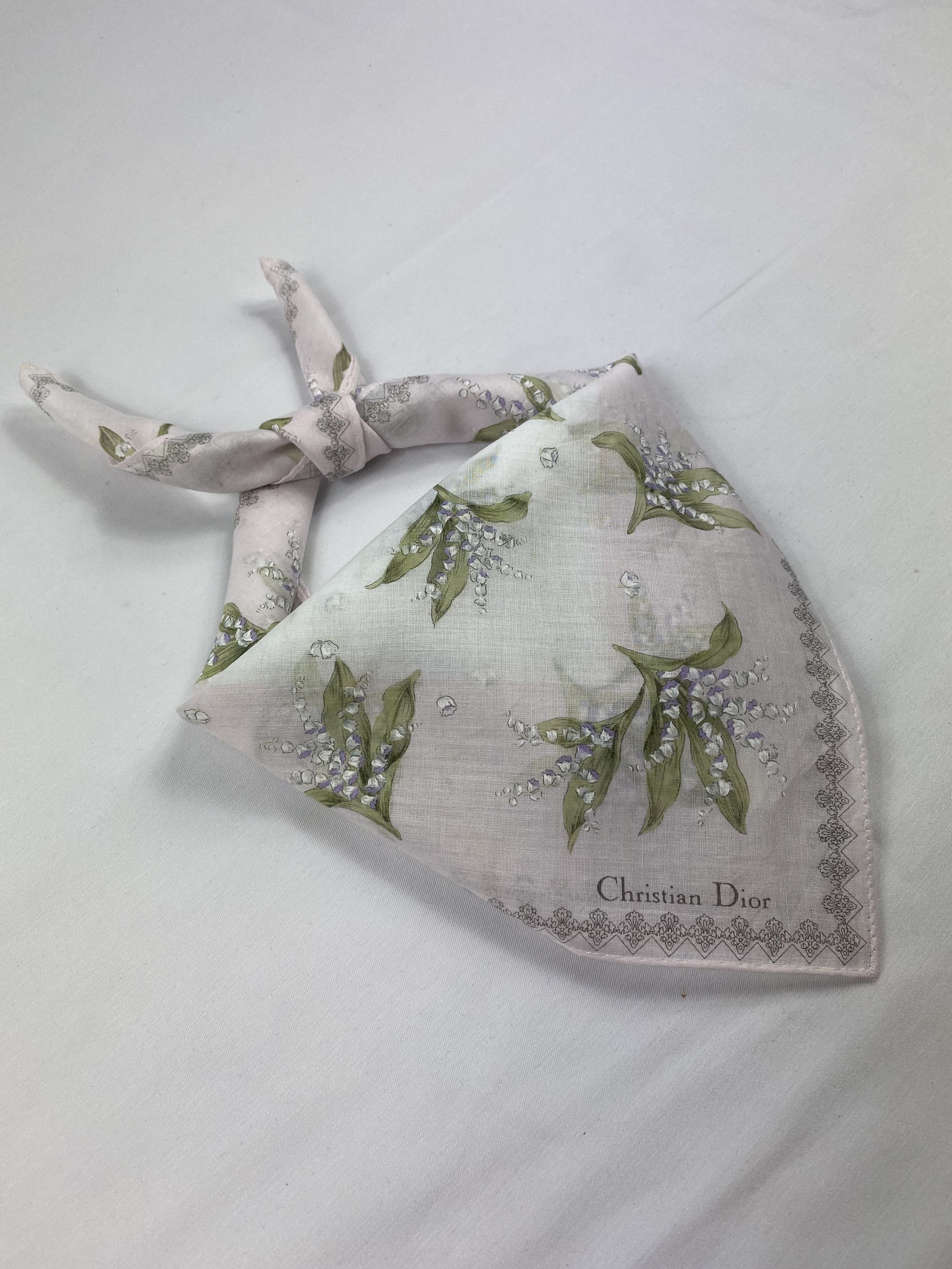 Vintage Christian Dior Handkerchief / Bandana / Neckerchief Size ONE SIZE - 2 Thumbnail
