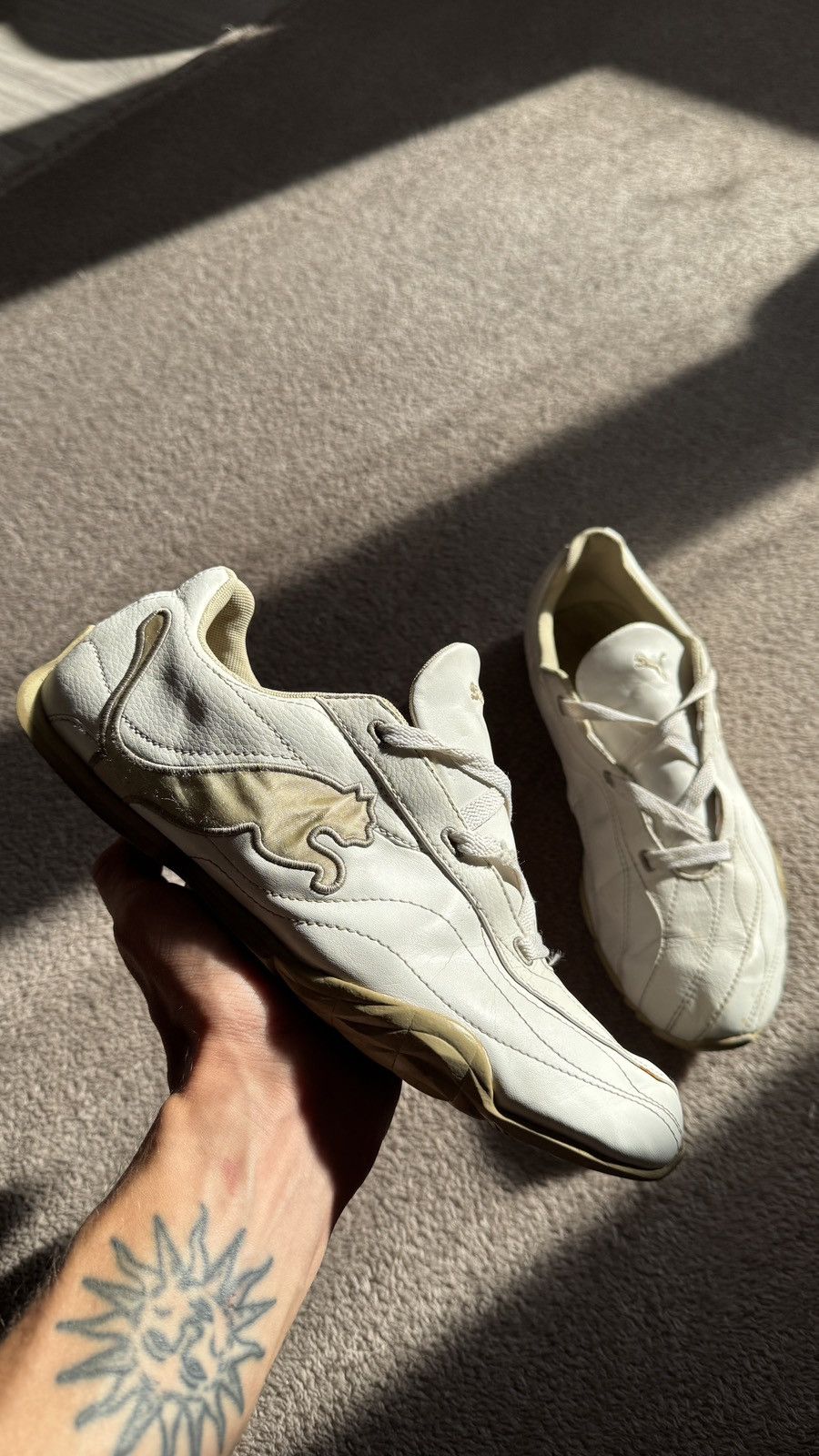 Alexander McQueen Vintage Puma Speedcat Leather Sneakers y2k 00s mcqueen vibe Size US 8 / EU 41 - 2 Thumbnail