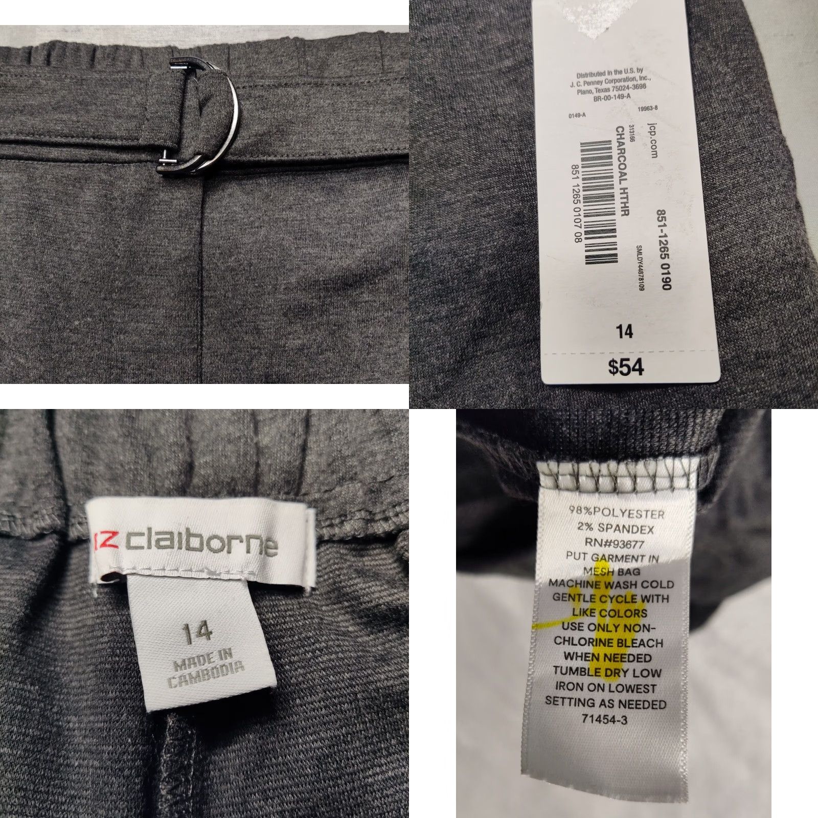 Liz Claiborne VINTAGE? Size 36" / US 14 / IT 50 - 8 Thumbnail