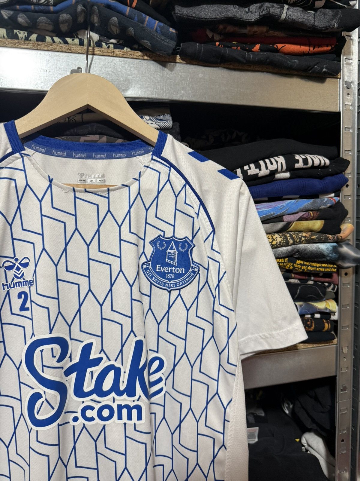 Hummel Everton Hummel 2022 2024 Training Football Soccer Jersey Size US XL / EU 56 / 4 - 4 Thumbnail