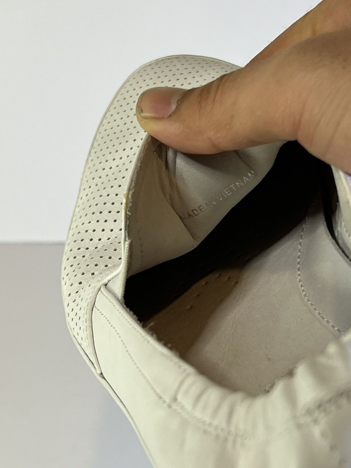Prada Prada Leather Pique Slip-on St. Tropez sneakers in white Size US 7.5 / EU 40-41 - 11 Thumbnail