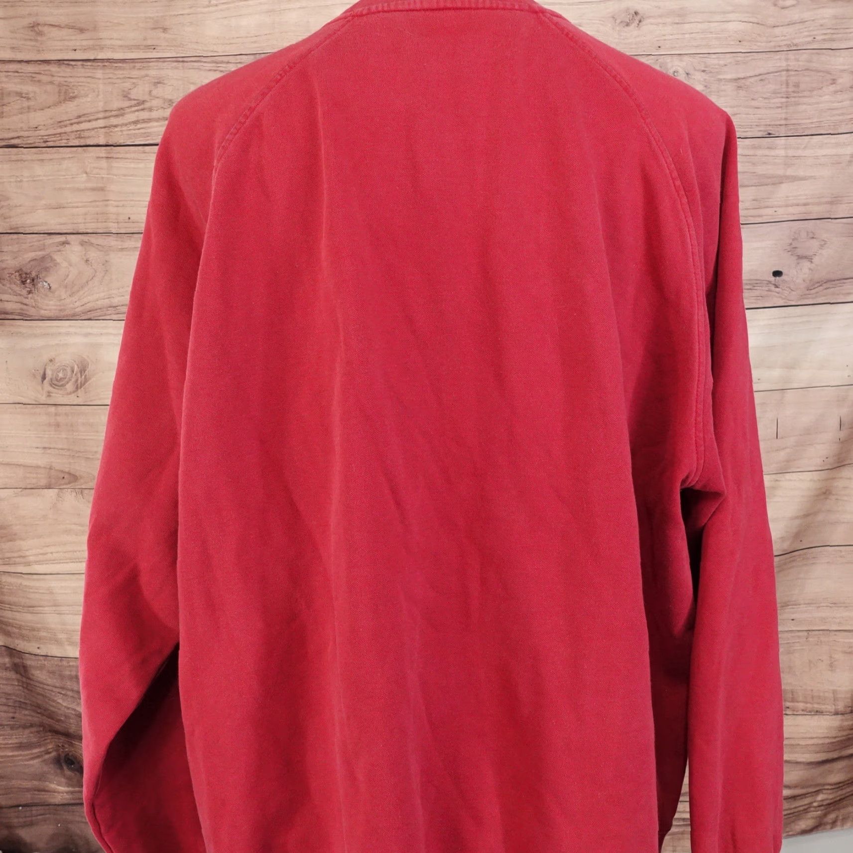Nike VINTAGE Nike Sweatshirt Men 2XL Red Crew Neck Pullover Cotton Blend 90s Size US XXL / EU 58 / 5 - 5 Thumbnail
