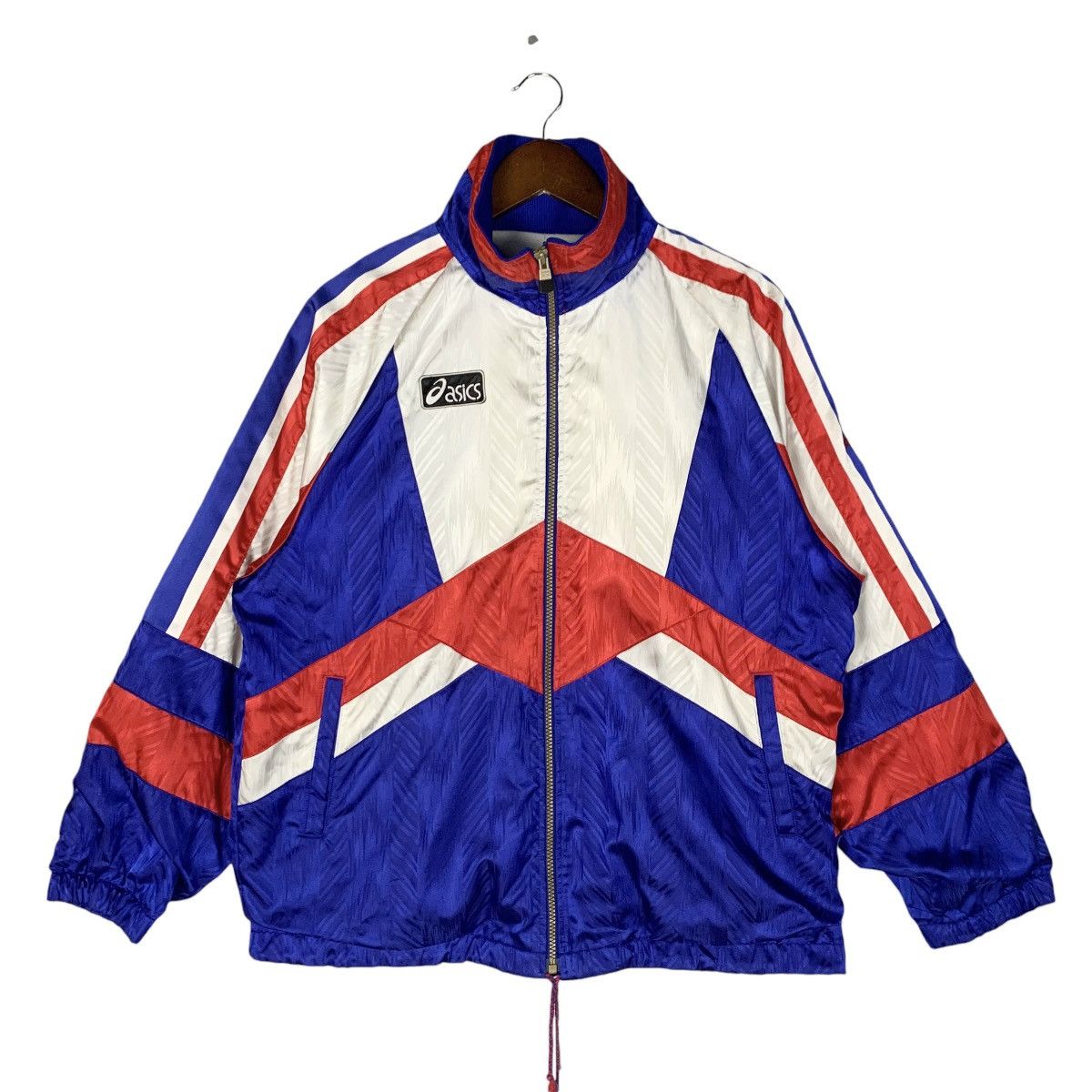 Vintage Asics Football Gear S.U.E Fc Zip Up Jacket Size L