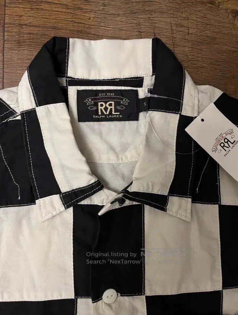 RRL Ralph Lauren RRL Ralph Lauren Old style black and white checkered shirt Size US S / EU 44-46 / 1 - 7 Thumbnail