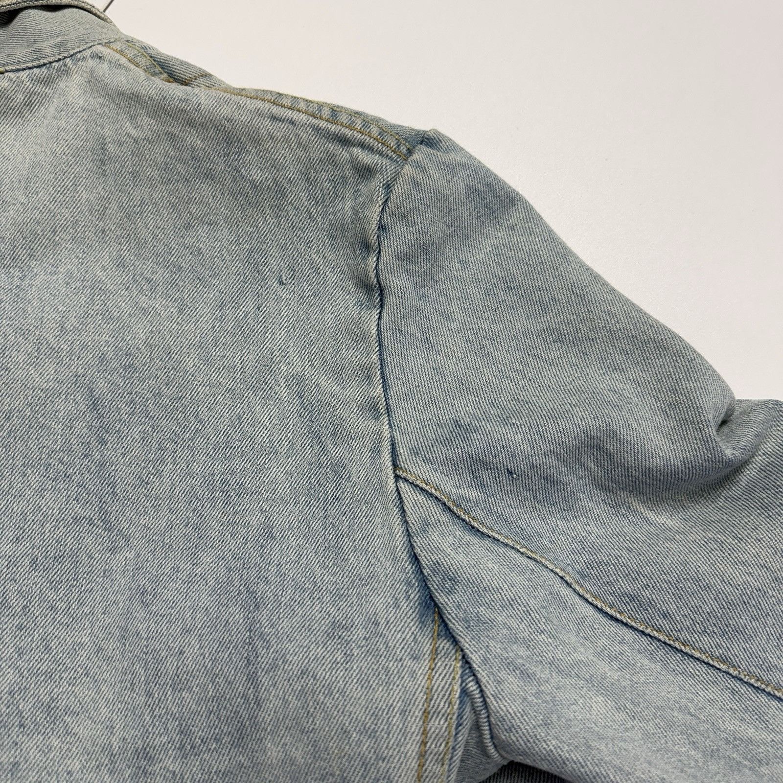 Vintage Vintage 90s Denim Blazer Coat Mens Small One Button Western Size US S / EU 44-46 / 1 - 9 Thumbnail